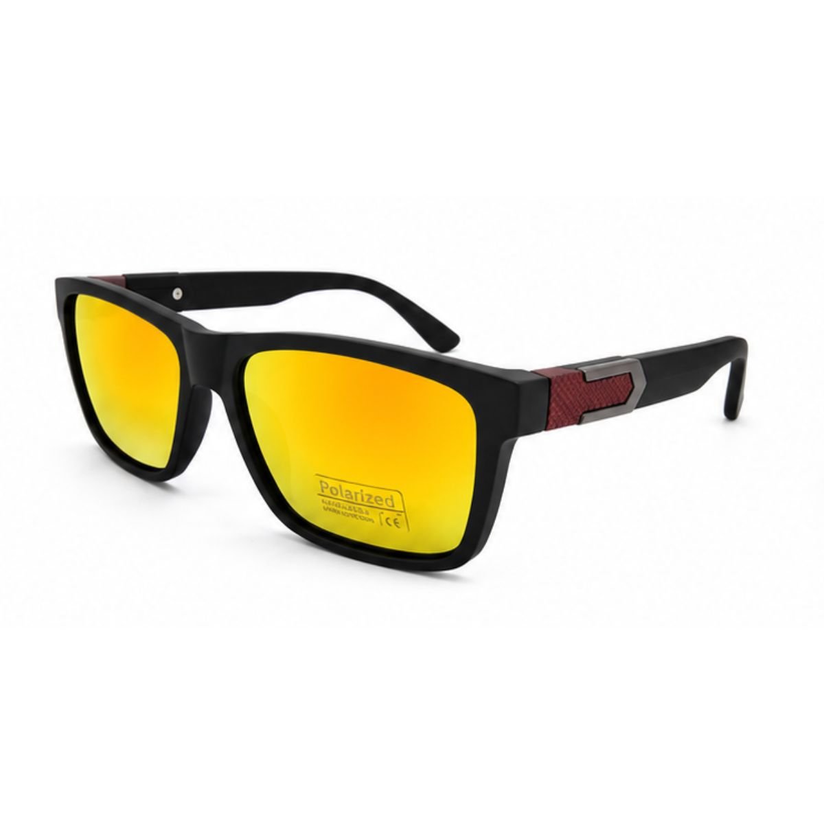 Óculos de Sol Quadrado Masculino Polarizado UV400 Premium