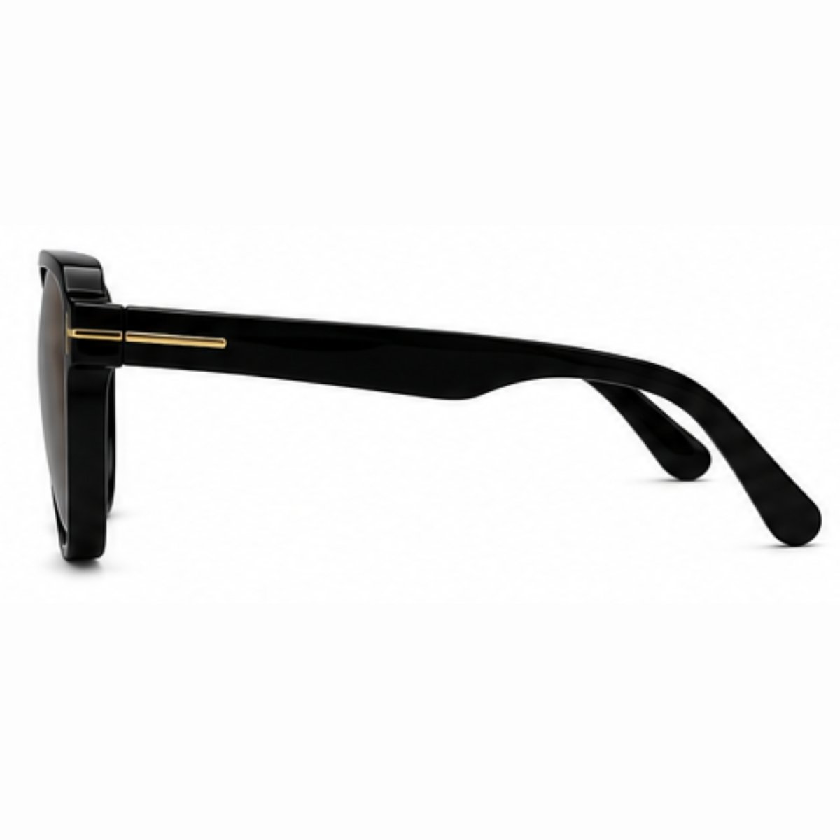 Óculos de Sol Masculino e Feminino Aviador Quadrado Marrom 4