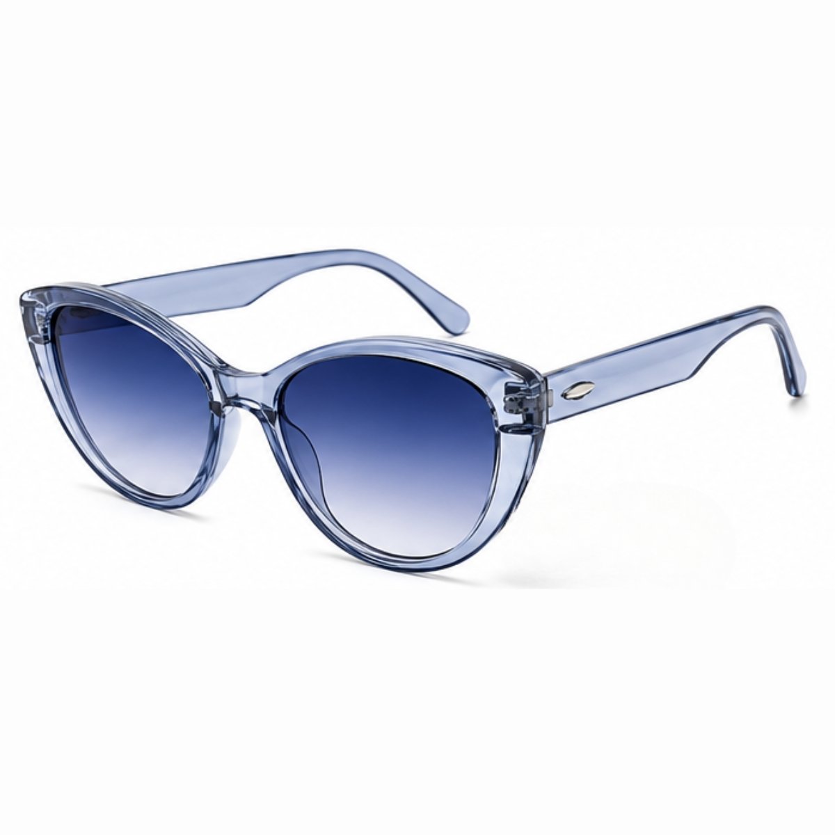 Óculos de Sol Feminino Gatinho UV400 Fashion Casual Elegante Premium Azul 3