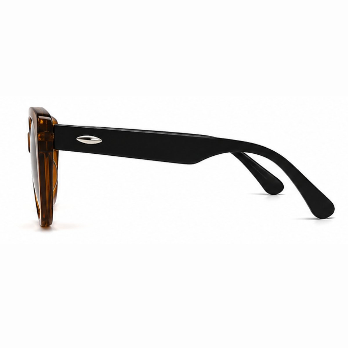 Óculos de Sol Feminino Gatinho UV400 Fashion Casual Elegante Premium Marrom 2