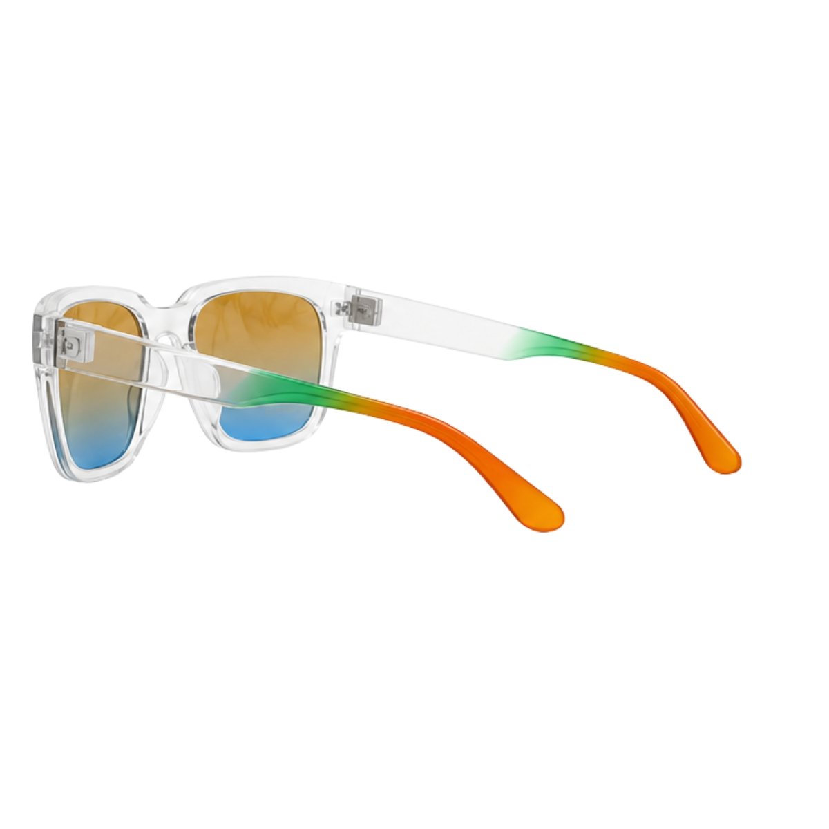 Óculos de Sol Polarizado UV400 Quadrado Premium Unissex Casual Cinza 3