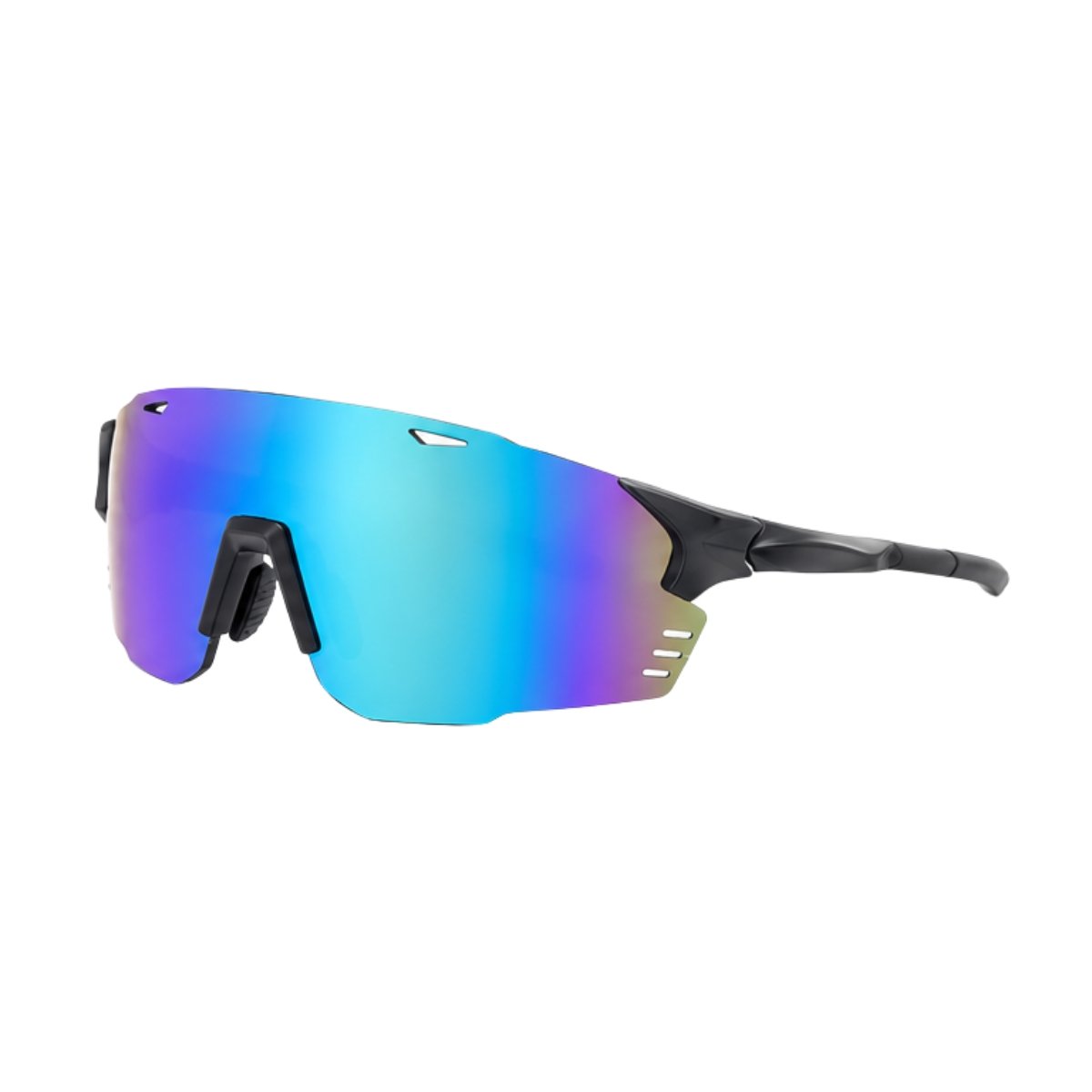 Óculos Esportivo Ciclismo UV400 Polarizado Bike Corrida Azul 4