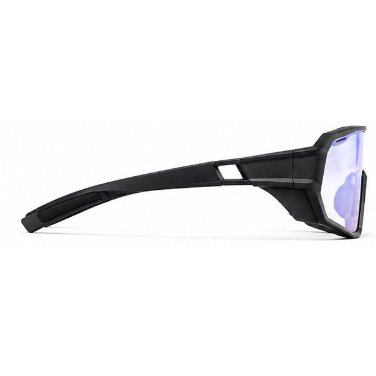 Óculos Esportivo Ciclismo Corrida Polarizado UV400 Máscara Preto 3