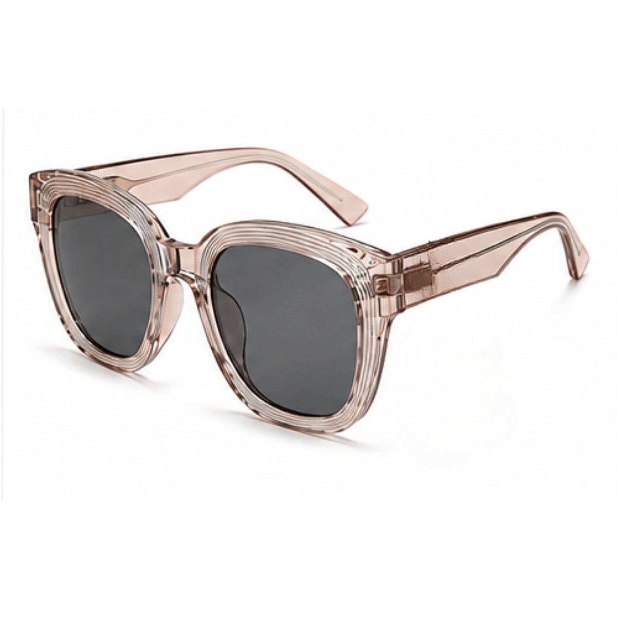 Óculos de Sol Oversize Fashion Moderno Proteção UV400 Rosa 2