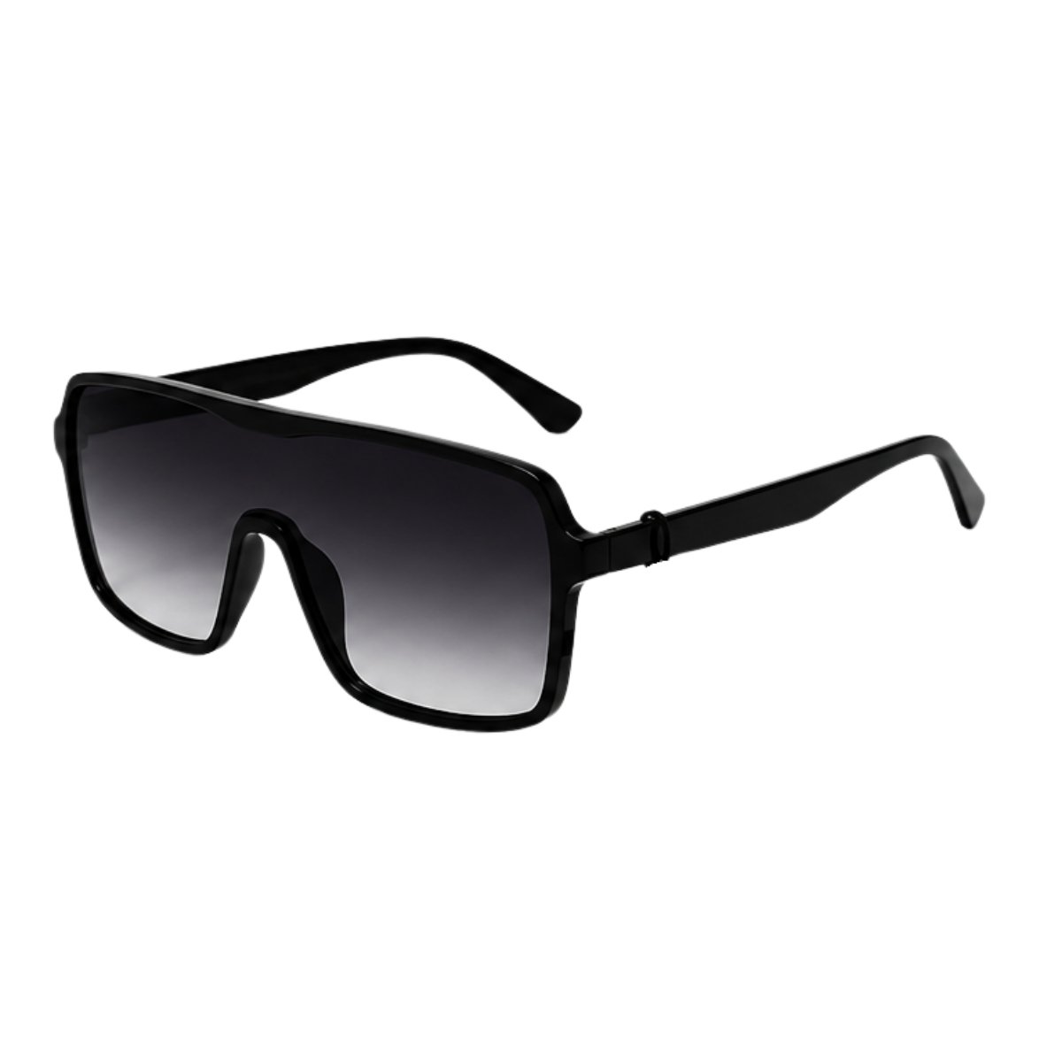 Óculos De Sol Máscara Grande Unissex Esportivo UV400 Fashion Preto 3