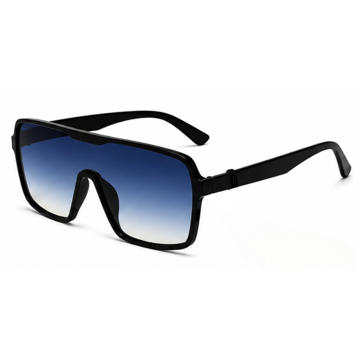 Óculos De Sol Máscara Grande Unissex Esportivo UV400 Fashion Azul 2