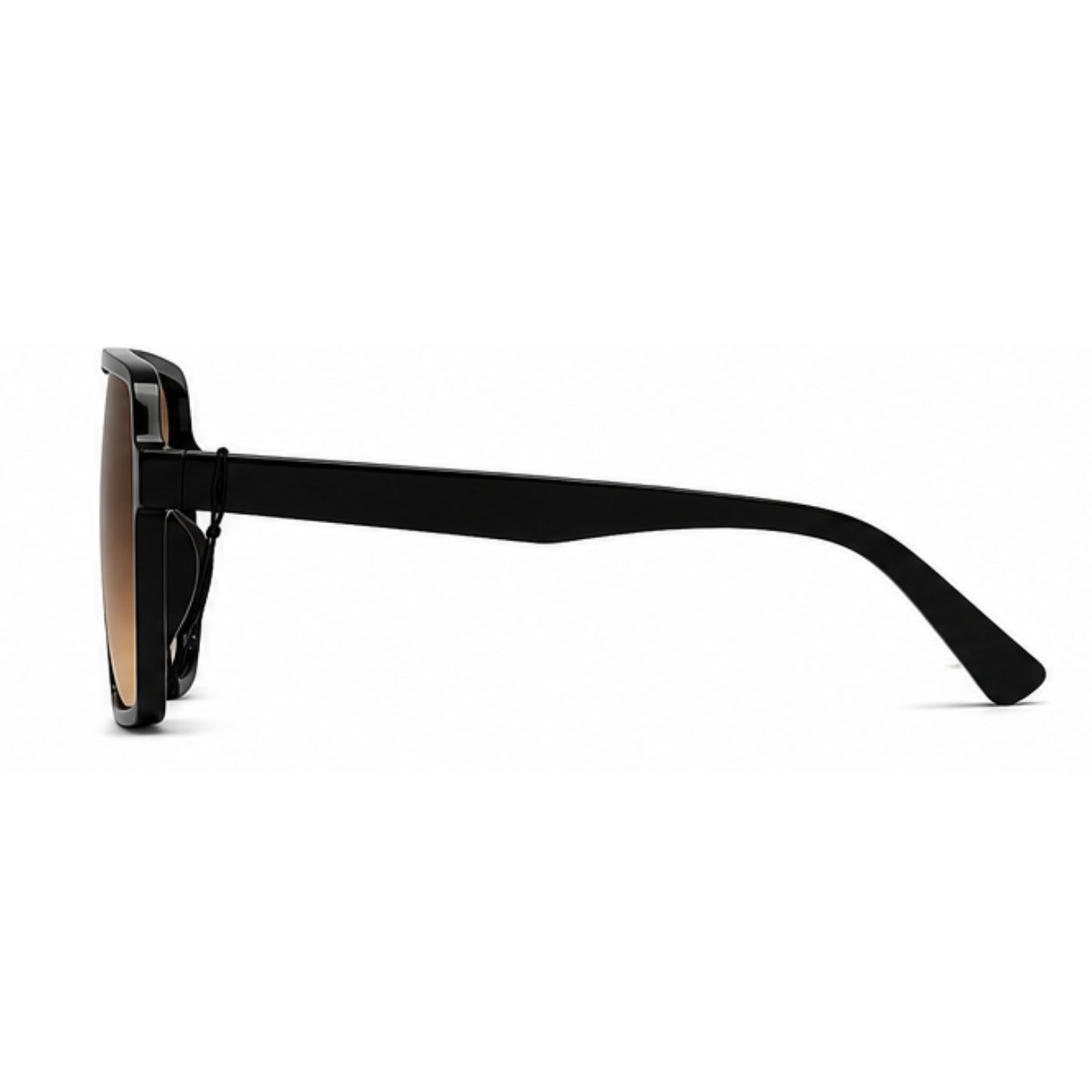 Óculos De Sol Máscara Grande Unissex Esportivo UV400 Fashion Marrom 3