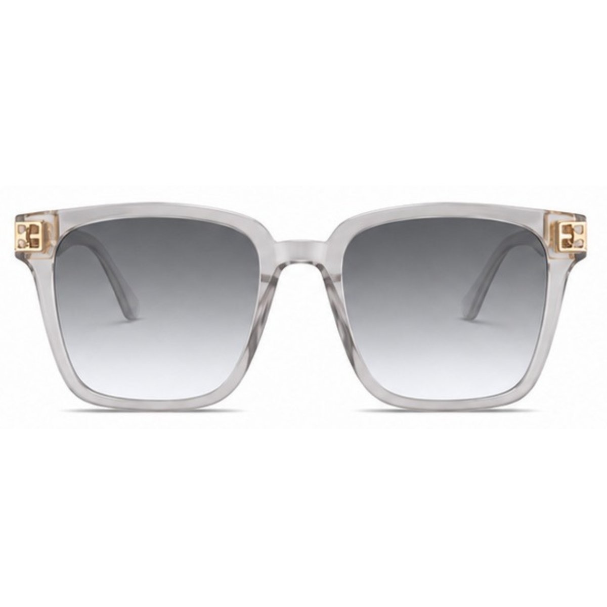 Óculos de Sol Feminino Quadrado Oversized UV400 Elegante Casual