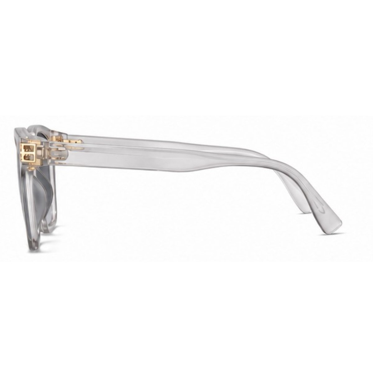 Óculos de Sol Feminino Quadrado Oversized UV400 Elegante Casual Dourado 3
