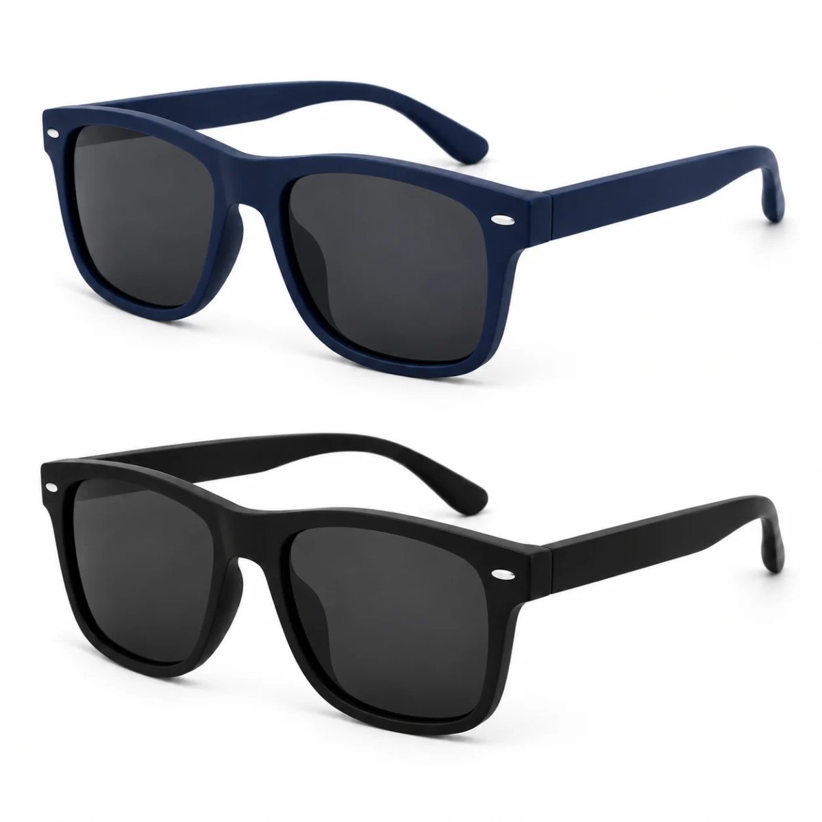 Kit 2 Óculos de Sol Unissex Quadrado Moderno Estiloso Casual