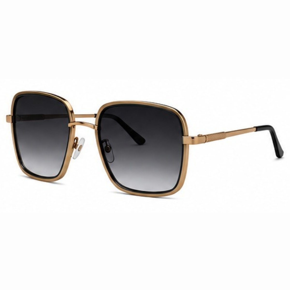 Kit 4 Óculos de Sol Feminino Quadrado Oversized Grande Fashion Luxo Degradê Multicores 3