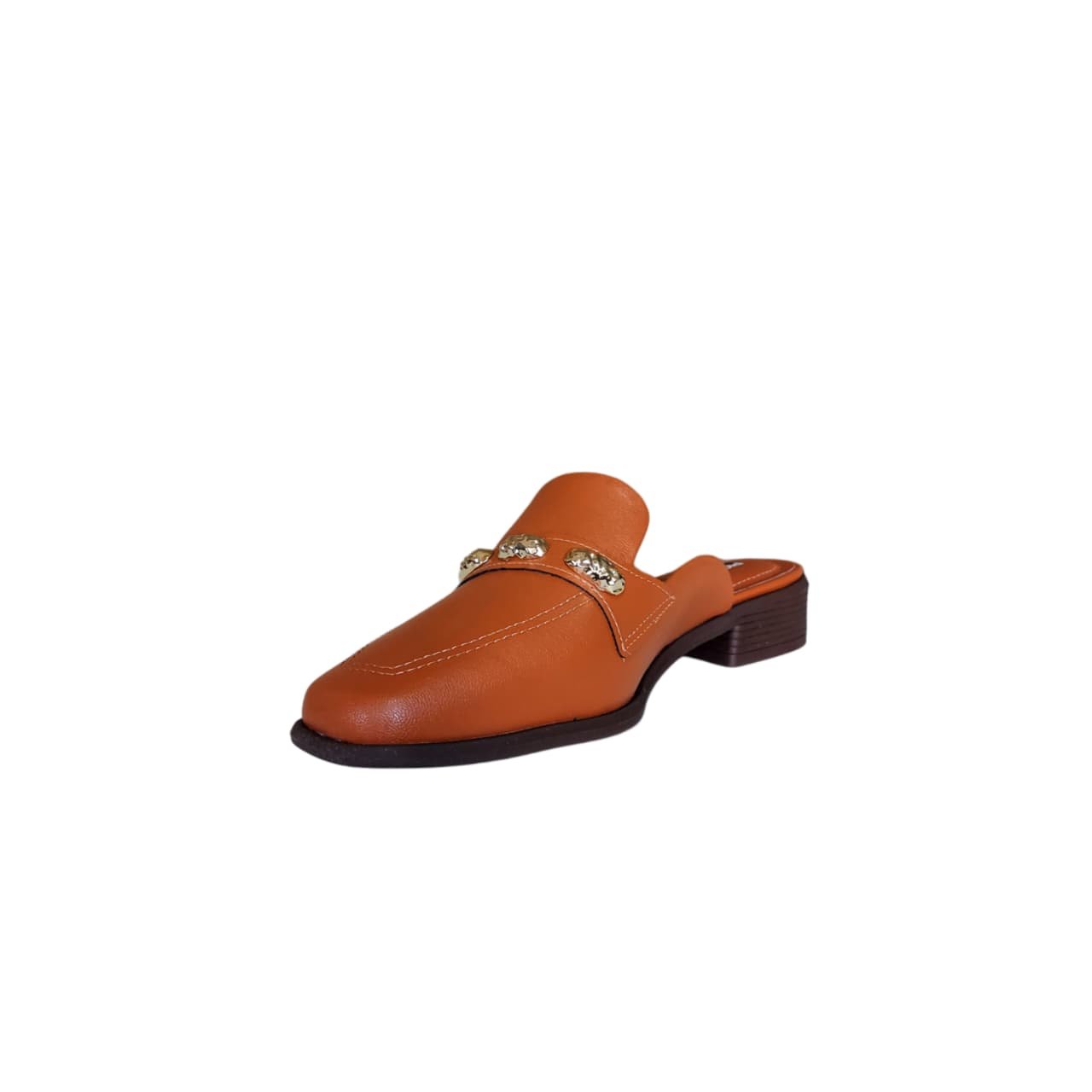 Piccadilly Mule Feminino Salto 3 Cm Ref. 662009 Marrom 2