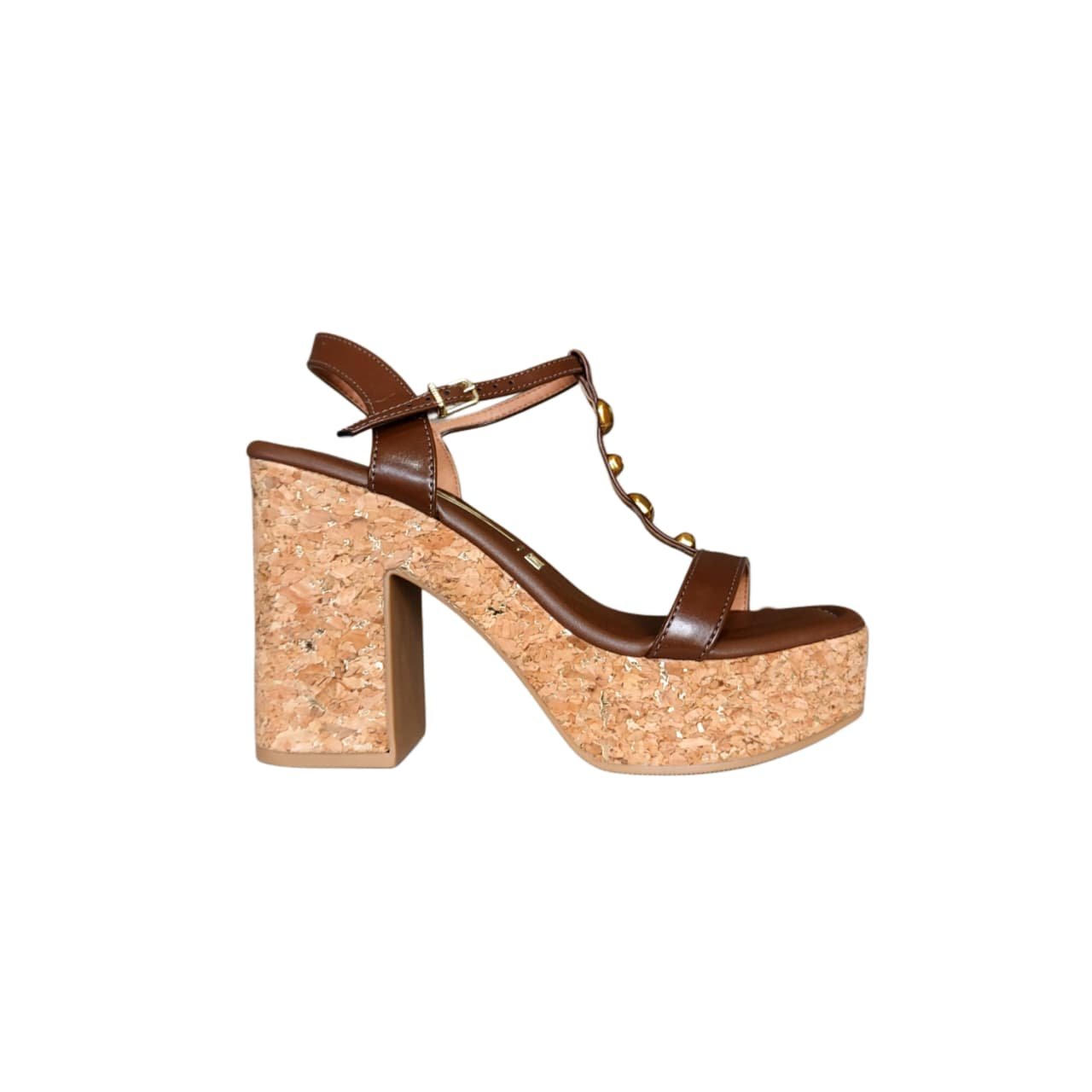 Vizzano Sandalia Meia-Pata Feminina Salto 10 cm Ref. 6541.101