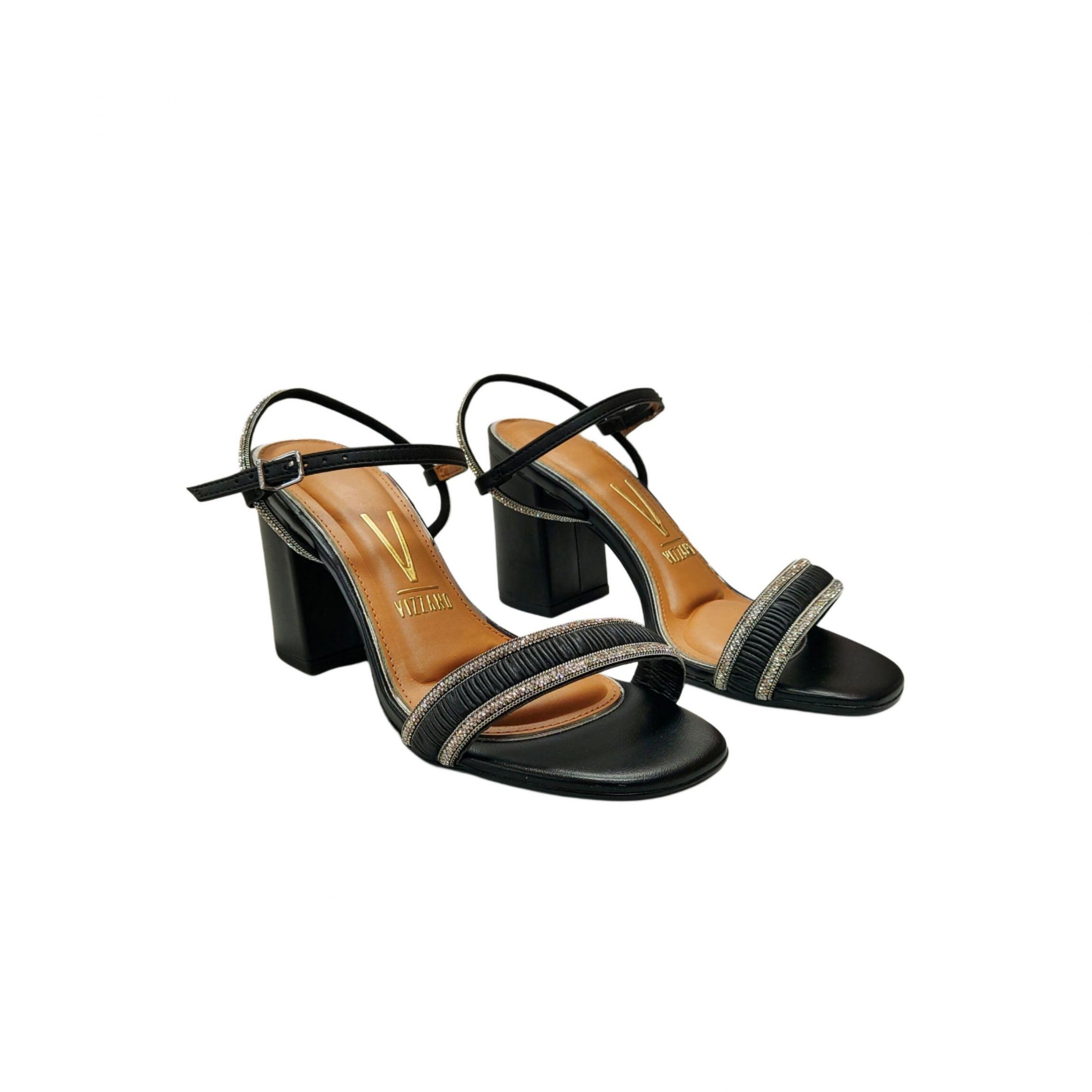 Vizzano Sandalia Festa Feminina Salto 8 cm Ref. 6409.218