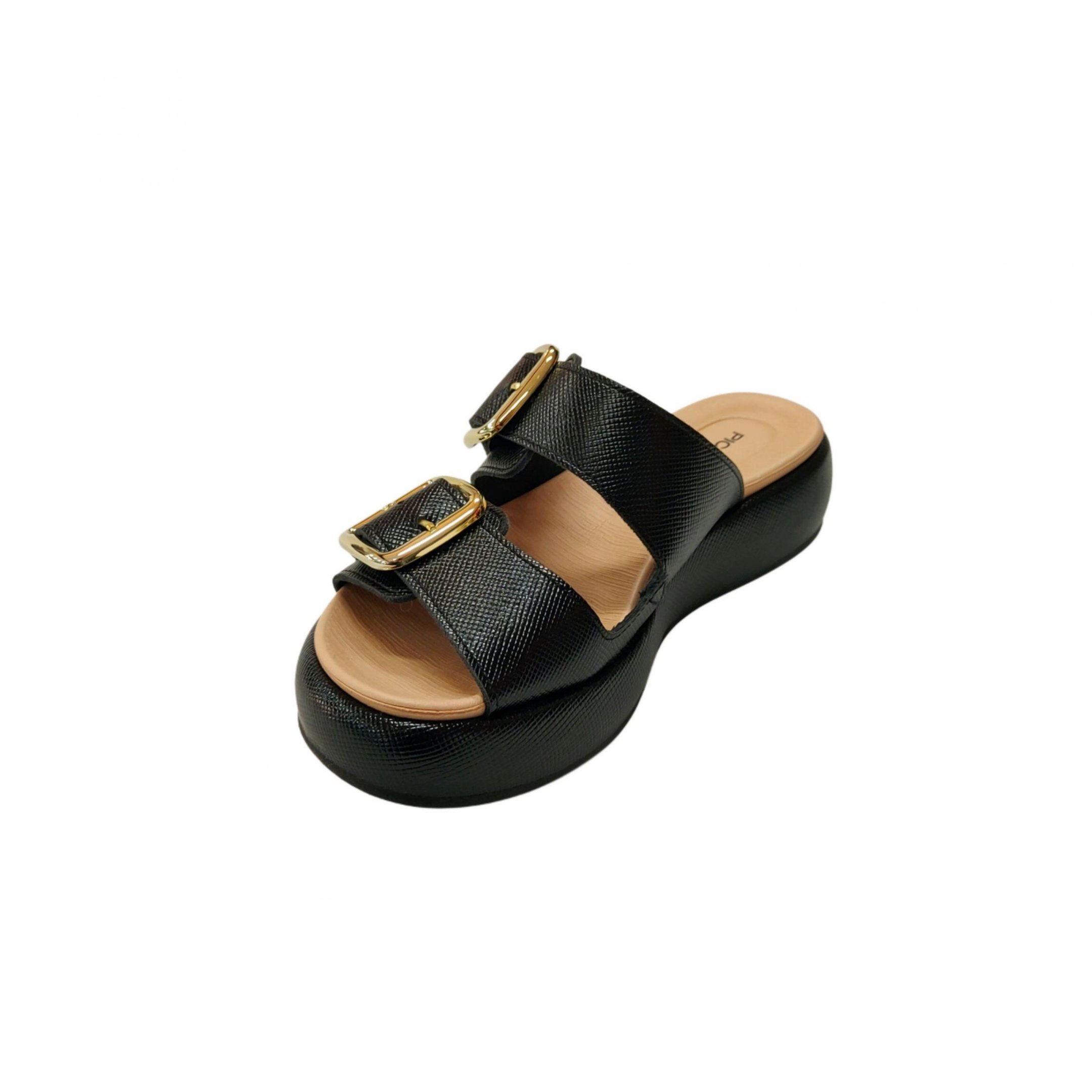 Piccadilly Chinelo Flatform Feminino Ref. 459002 Preto 2
