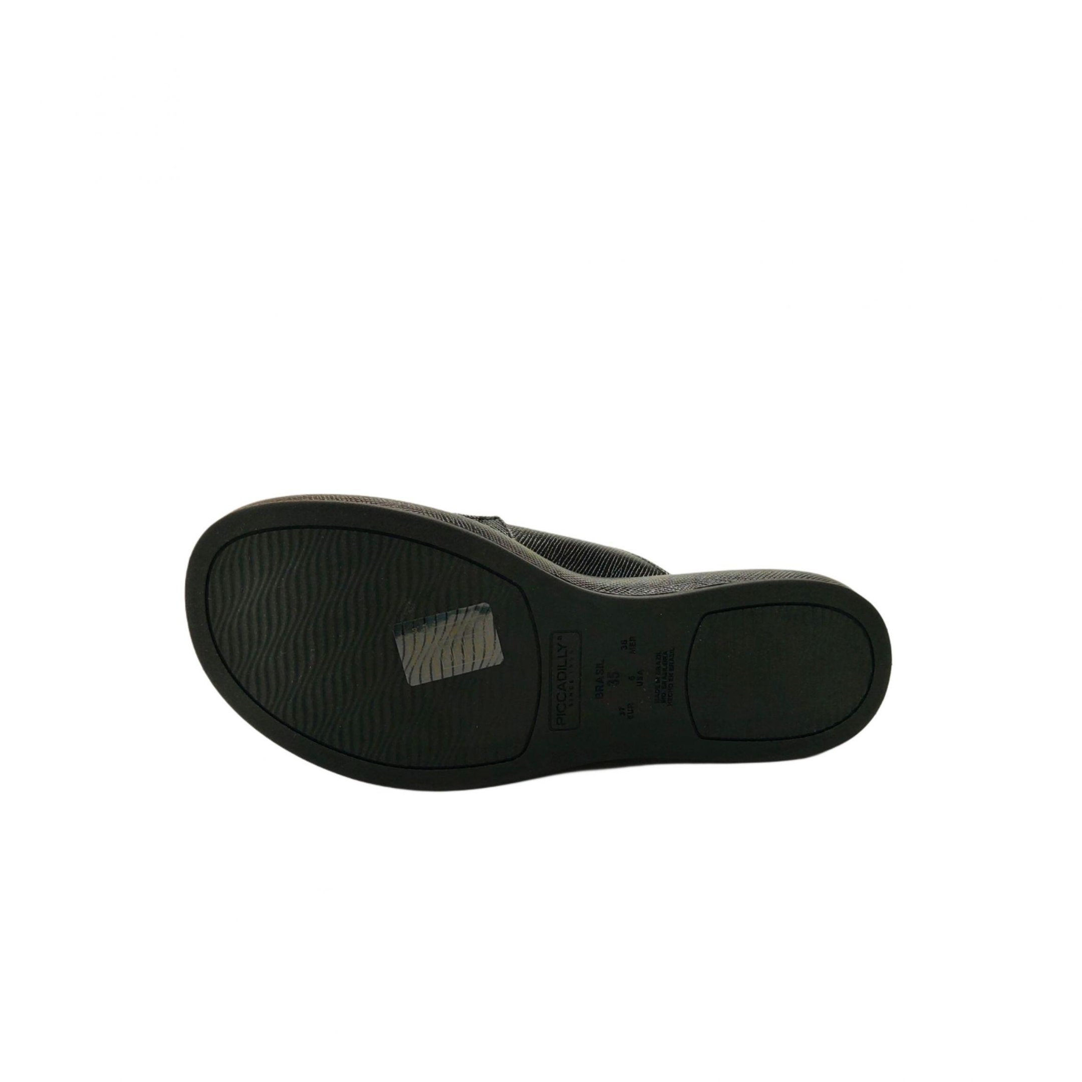 Piccadilly Chinelo Flatform Feminino Ref. 459002 Preto 4