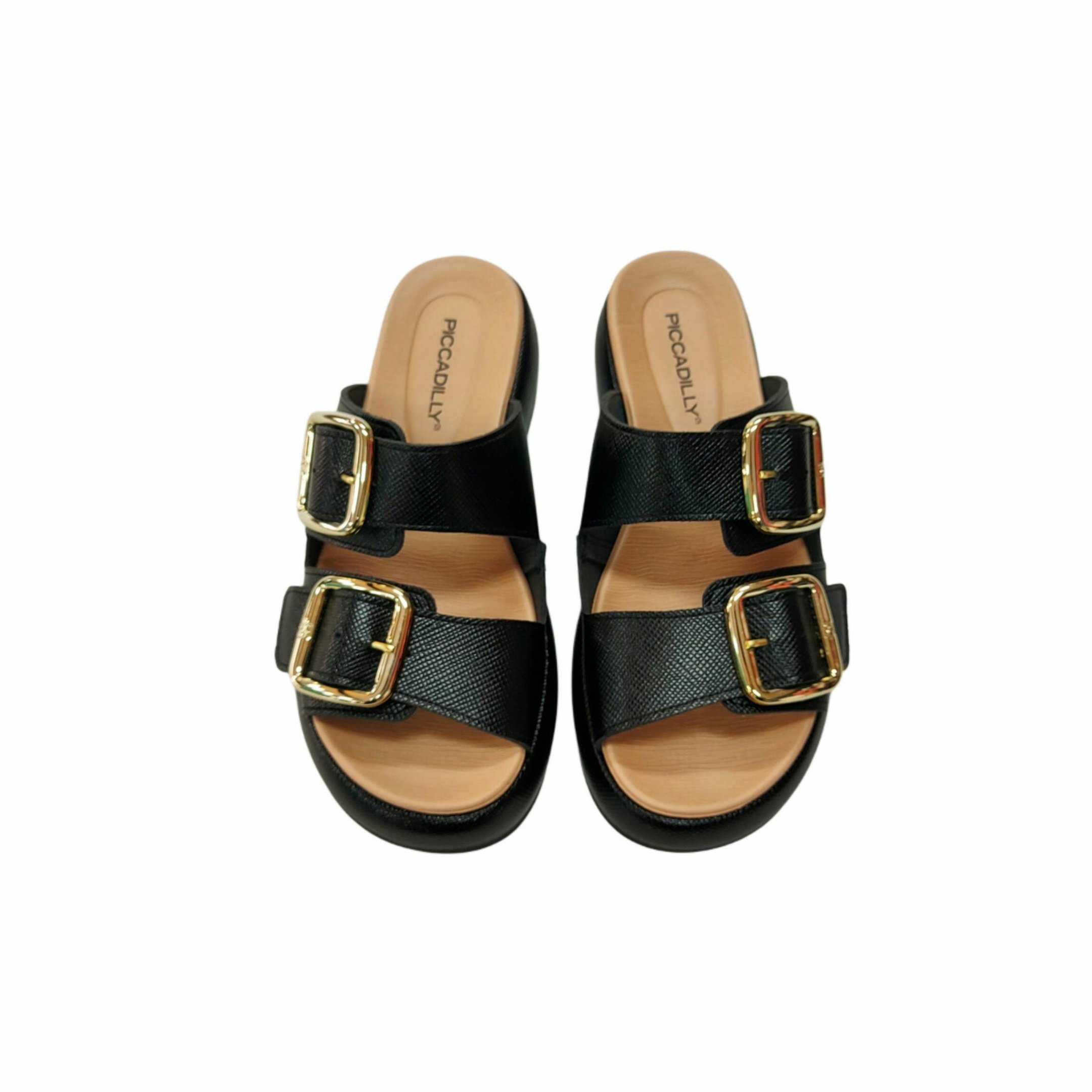 Piccadilly Chinelo Flatform Feminino Ref. 459002 Preto 6