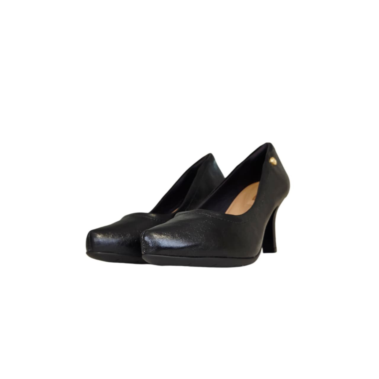 Comfortflex Sapato Meia-Pata Feminino Salto 7,5 cm Ref. 2685301 Preto 7