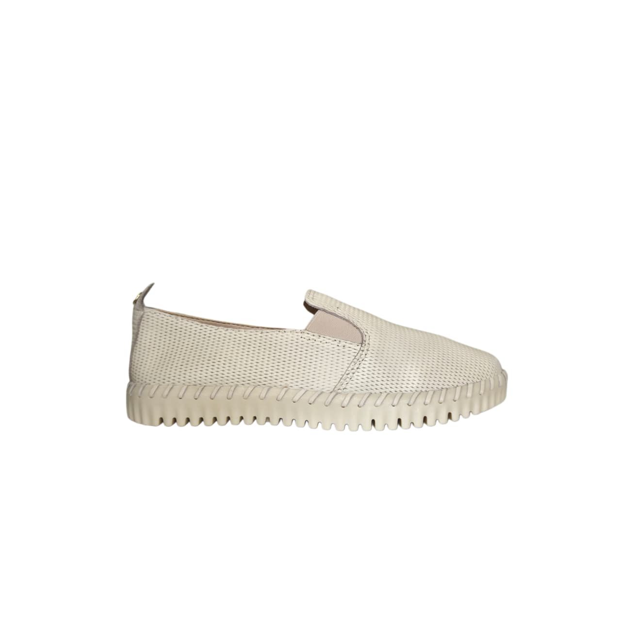 Bottero Tenis Casual Slip-On Feminino em Couro Ref. 374108