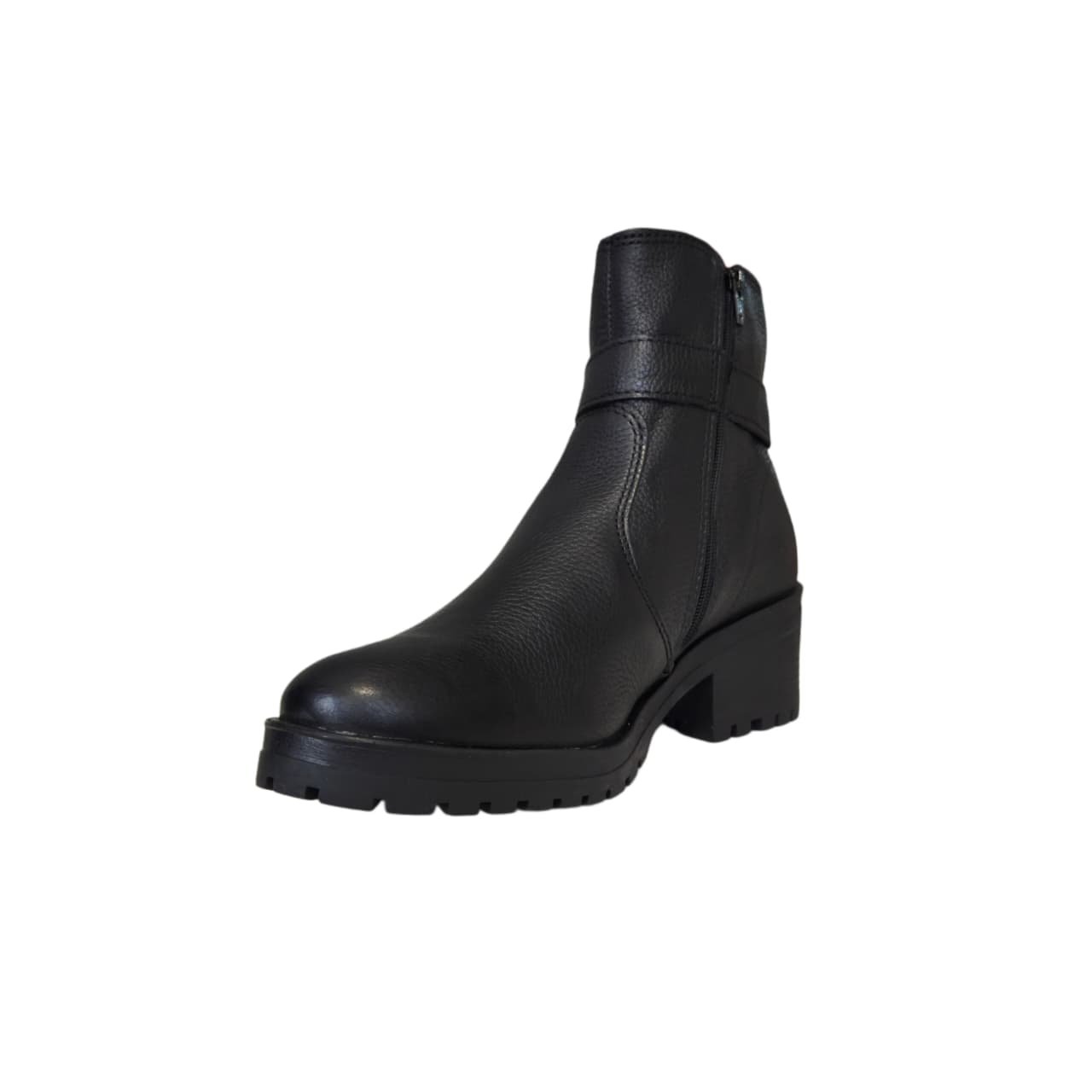 Bottero Coturno Feminino em Couro Salto 4 cm Ref. 349114 Preto 2