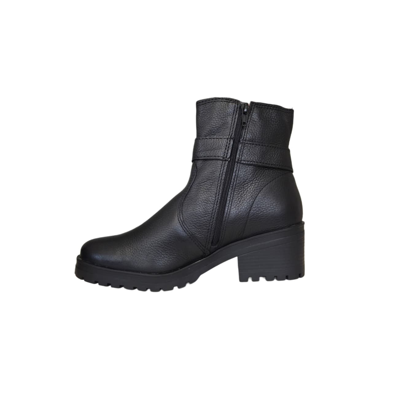 Bottero Coturno Feminino em Couro Salto 4 cm Ref. 349114 Preto 3