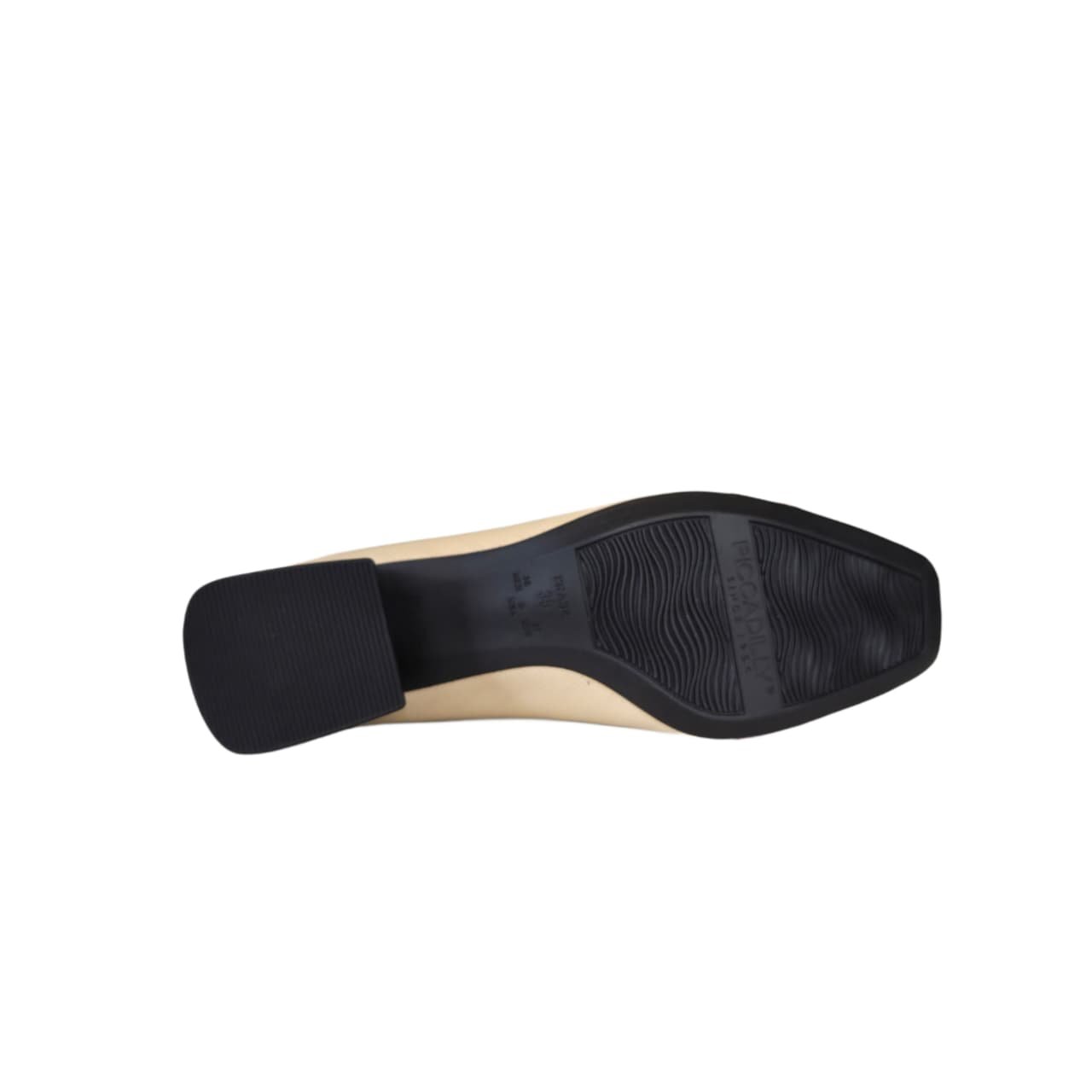 Piccadilly Sapato Feminino Salto Bloco 4 Cm Ref. 160106 Bege 4