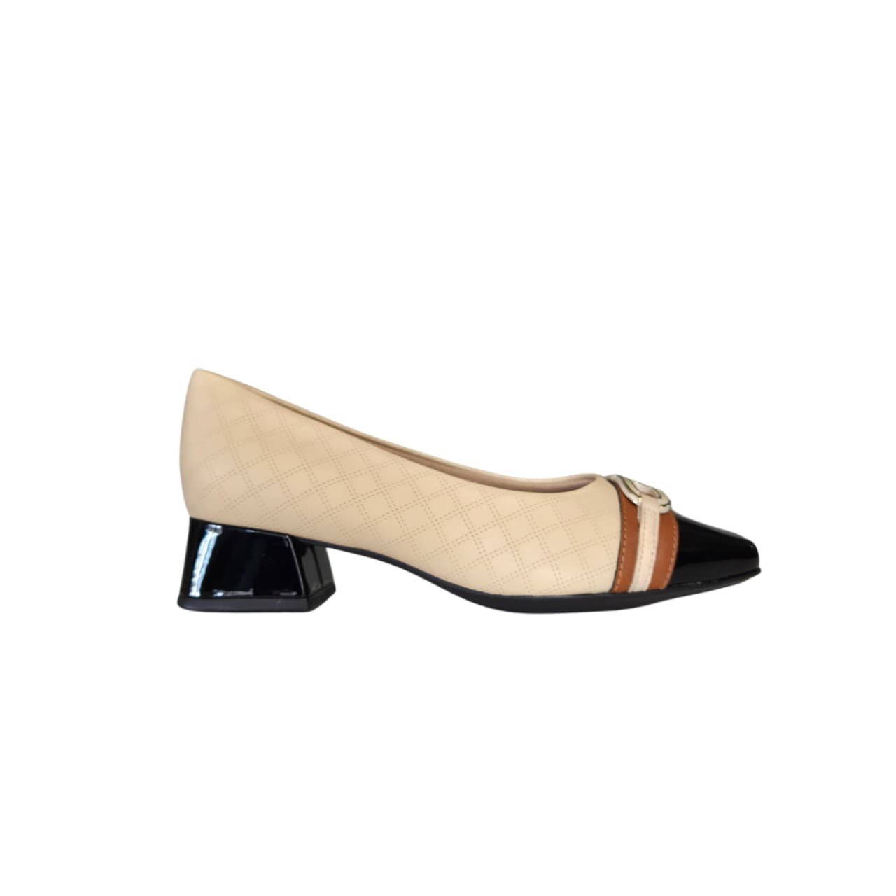 Piccadilly Sapato Feminino Salto Bloco 4 Cm Ref. 160106