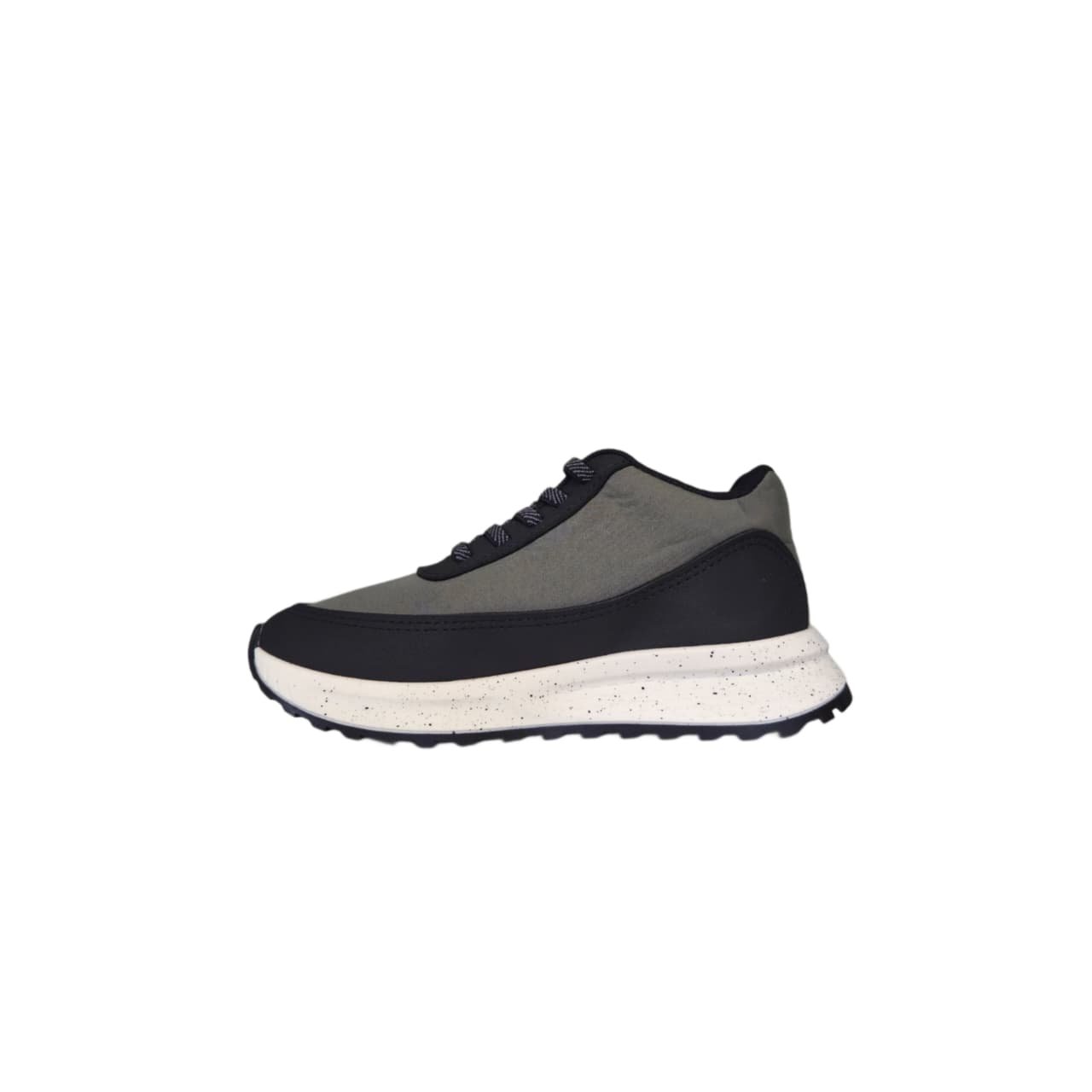 Molekinho Tenis Esportivo Infantil Com Cadarco Elastico Ref 2847.216 Verde Oliva/Preto 3