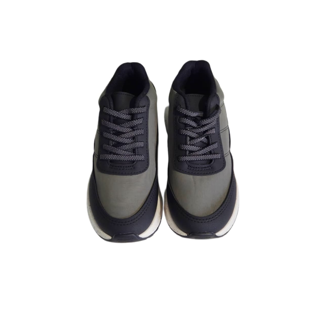 Molekinho Tenis Esportivo Infantil Com Cadarco Elastico Ref 2847.216 Verde Oliva/Preto 9