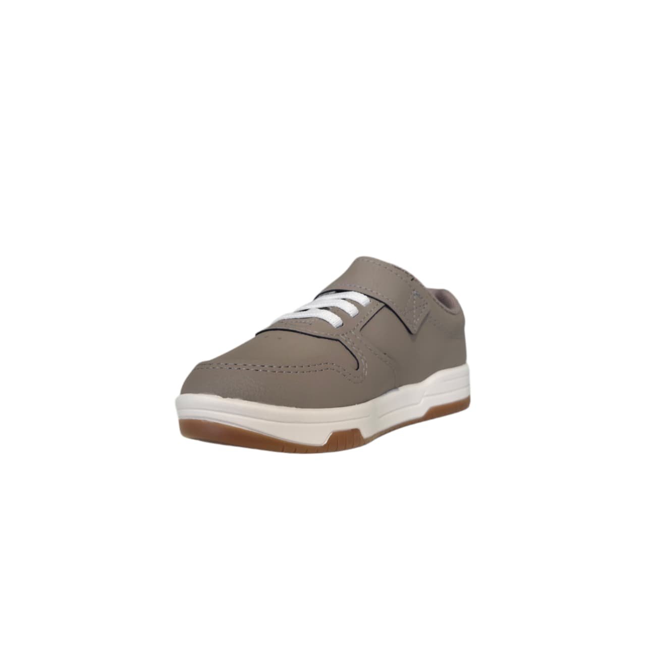 Molekinho Tenis Casual Infantil Com Velcro Ref. 2852.121 Marrom 2