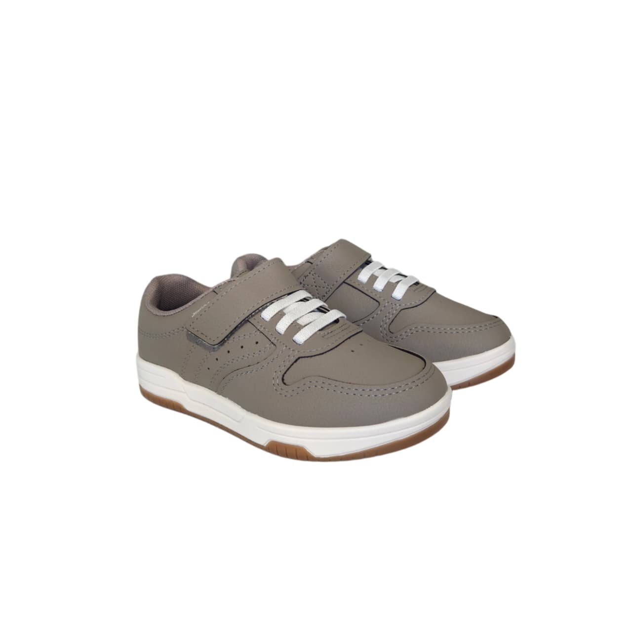 Molekinho Tenis Casual Infantil Com Velcro Ref. 2852.121 Marrom 6