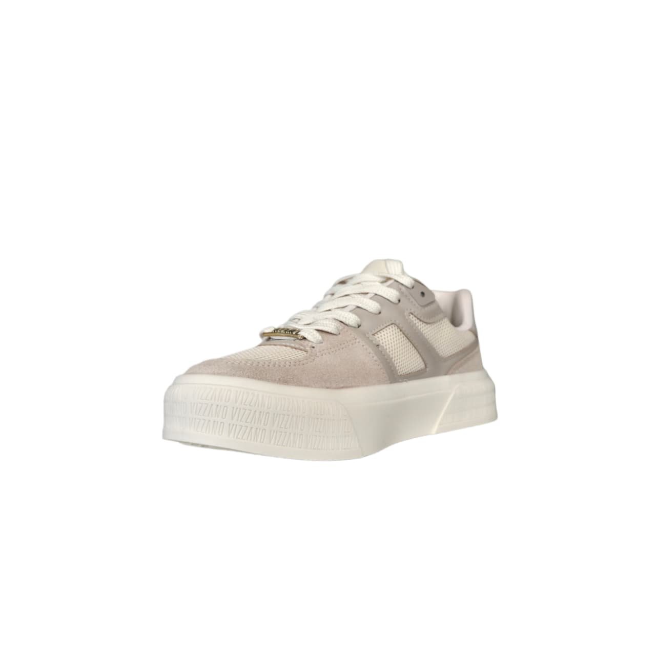 Vizzano Tenis Casual Street Feminino Ref. 1477.102 Bege/Cinza 2