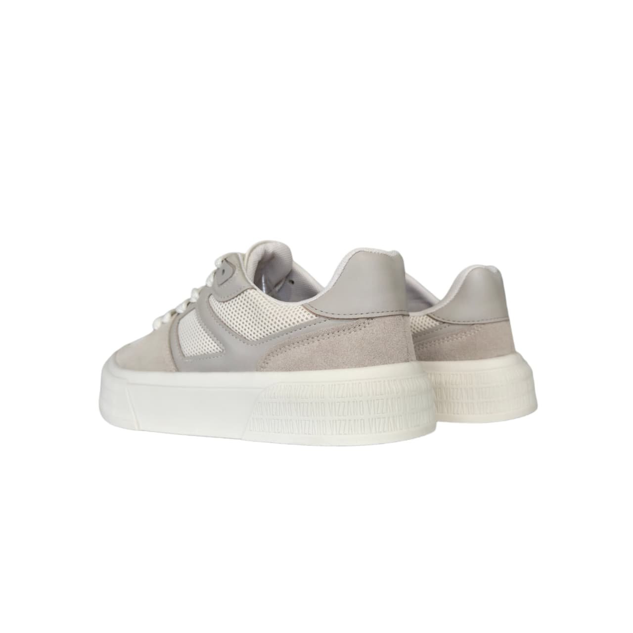 Vizzano Tenis Casual Street Feminino Ref. 1477.102 Bege/Cinza 7