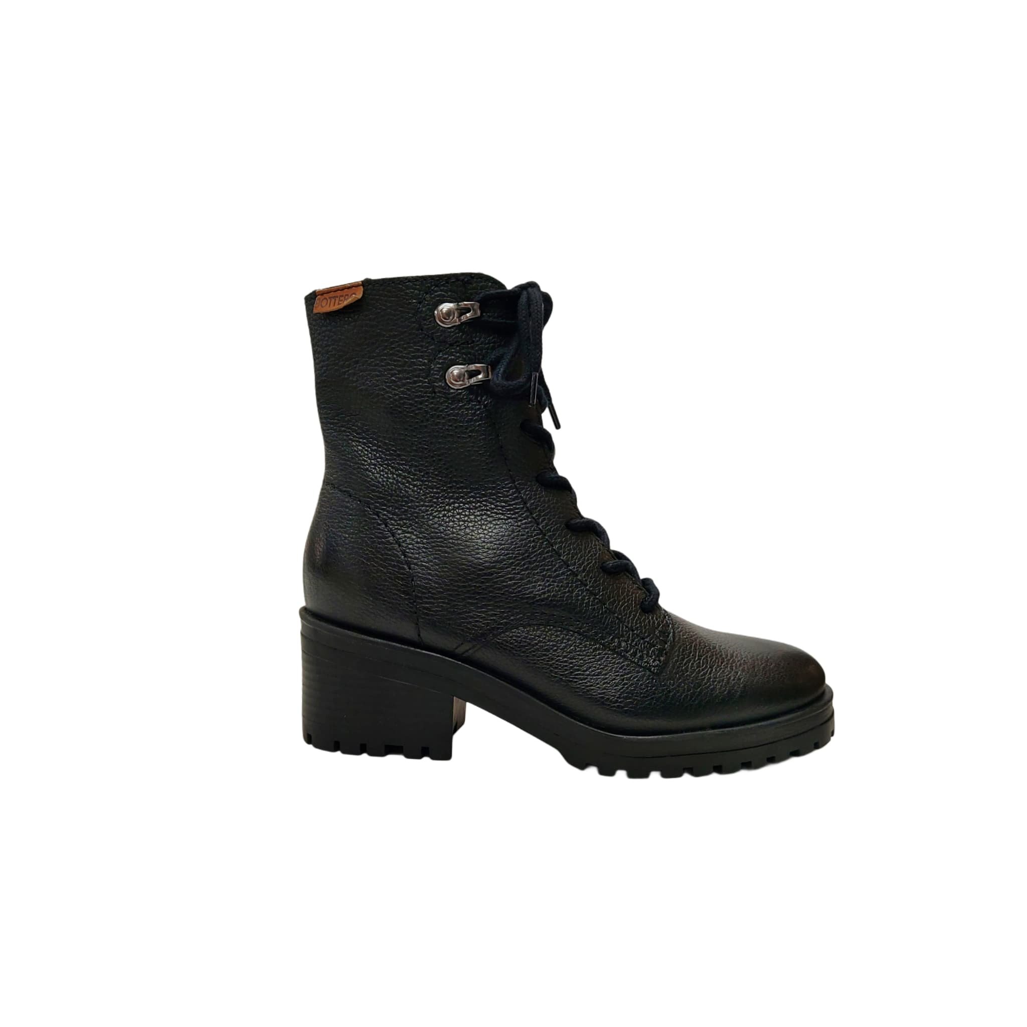 Bottero Coturno Feminino Em Couro Salto 6 Cm Ref. 349108