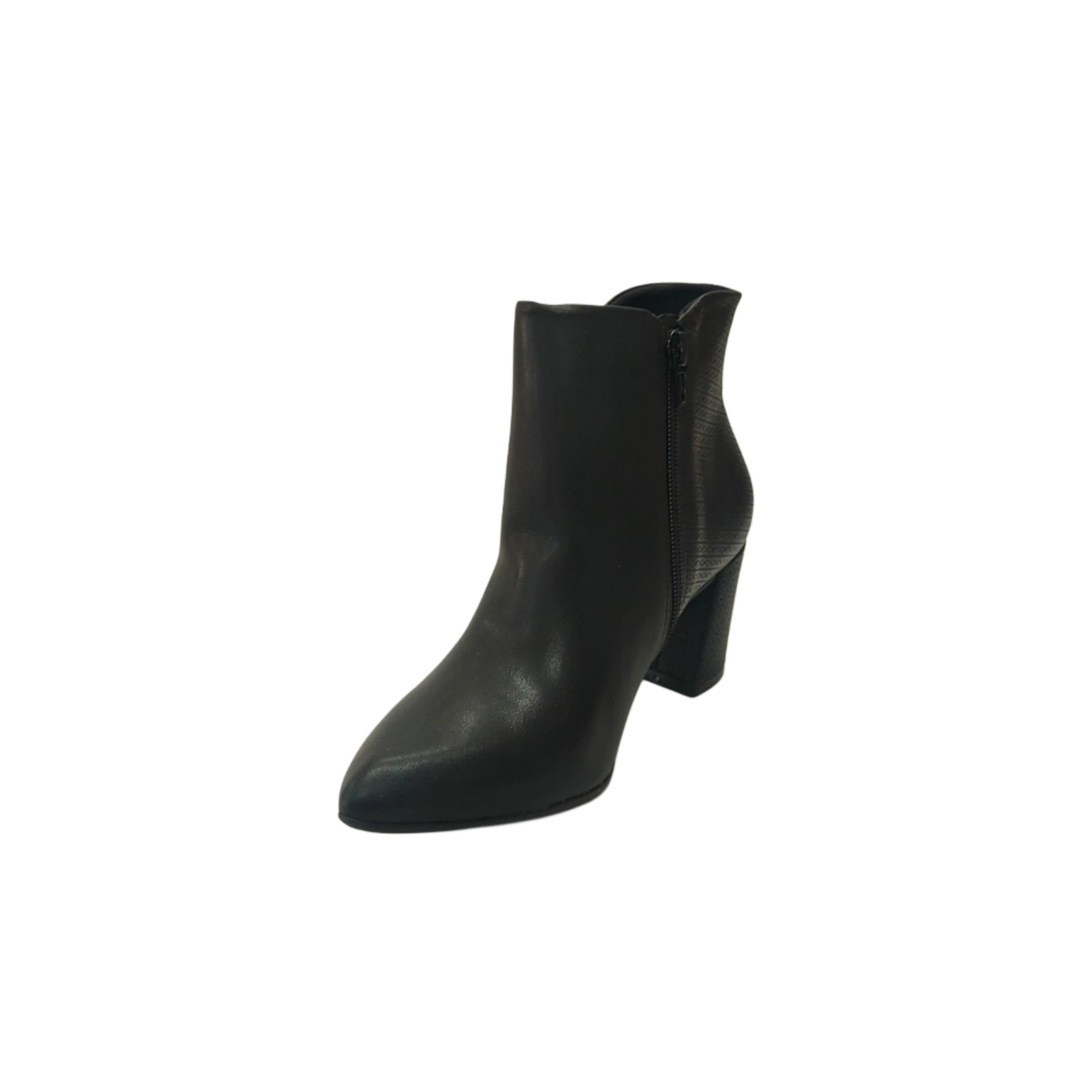 Piccadilly Bota Social Cano Curto Salto 8 Cm Ref. 745137 Preto 2