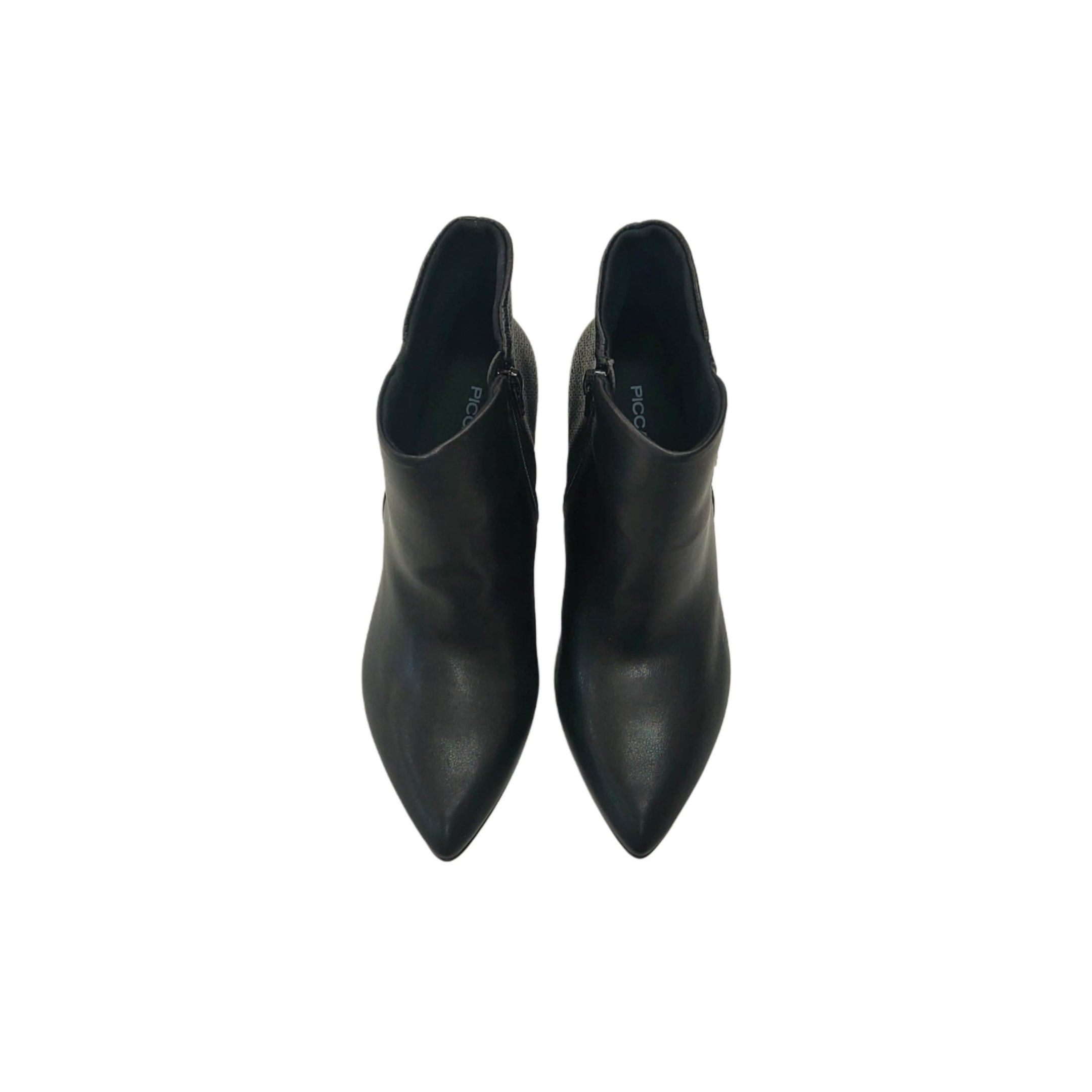 Piccadilly Bota Social Cano Curto Salto 8 Cm Ref. 745137 Preto 6