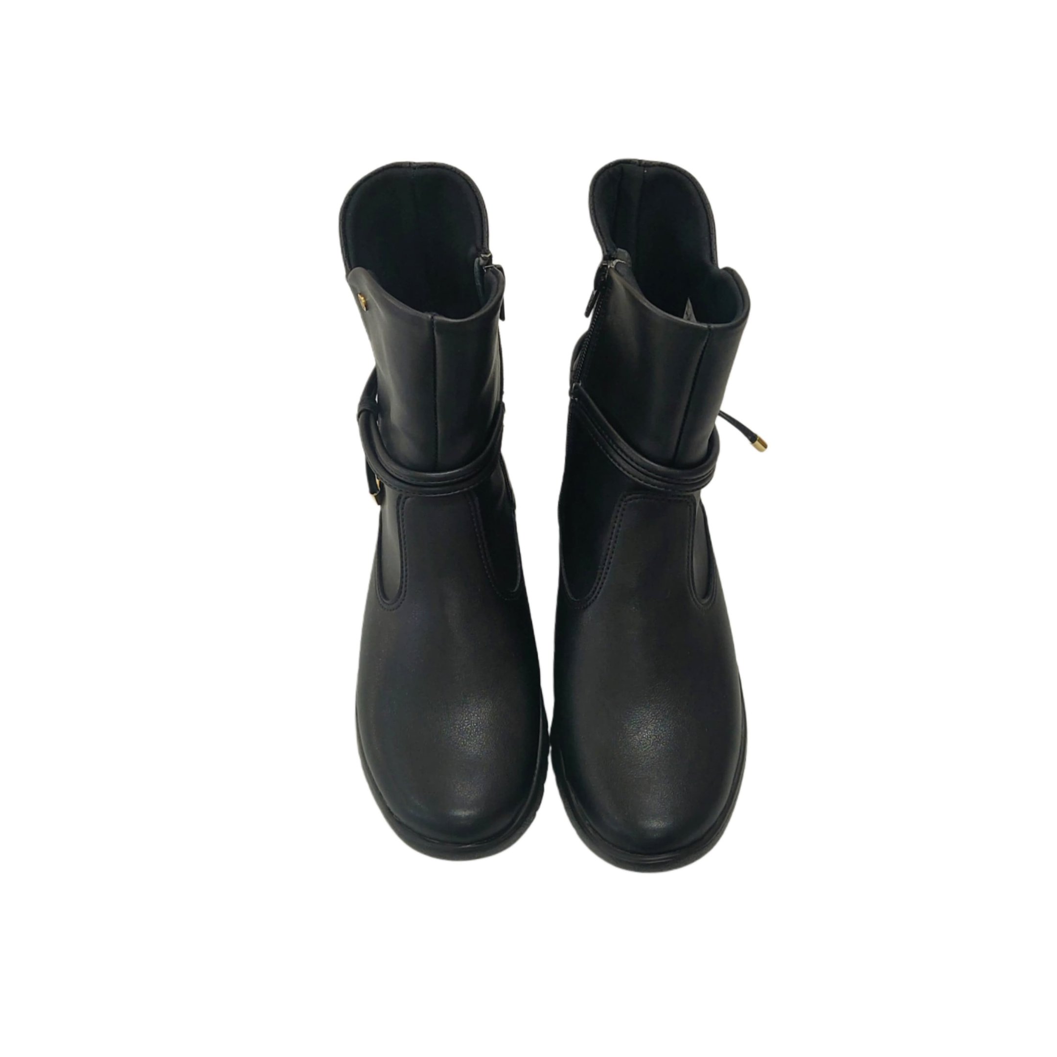 Piccadilly Bota Anabela Cano Medio Feminina Ref. 950044 Preto 6