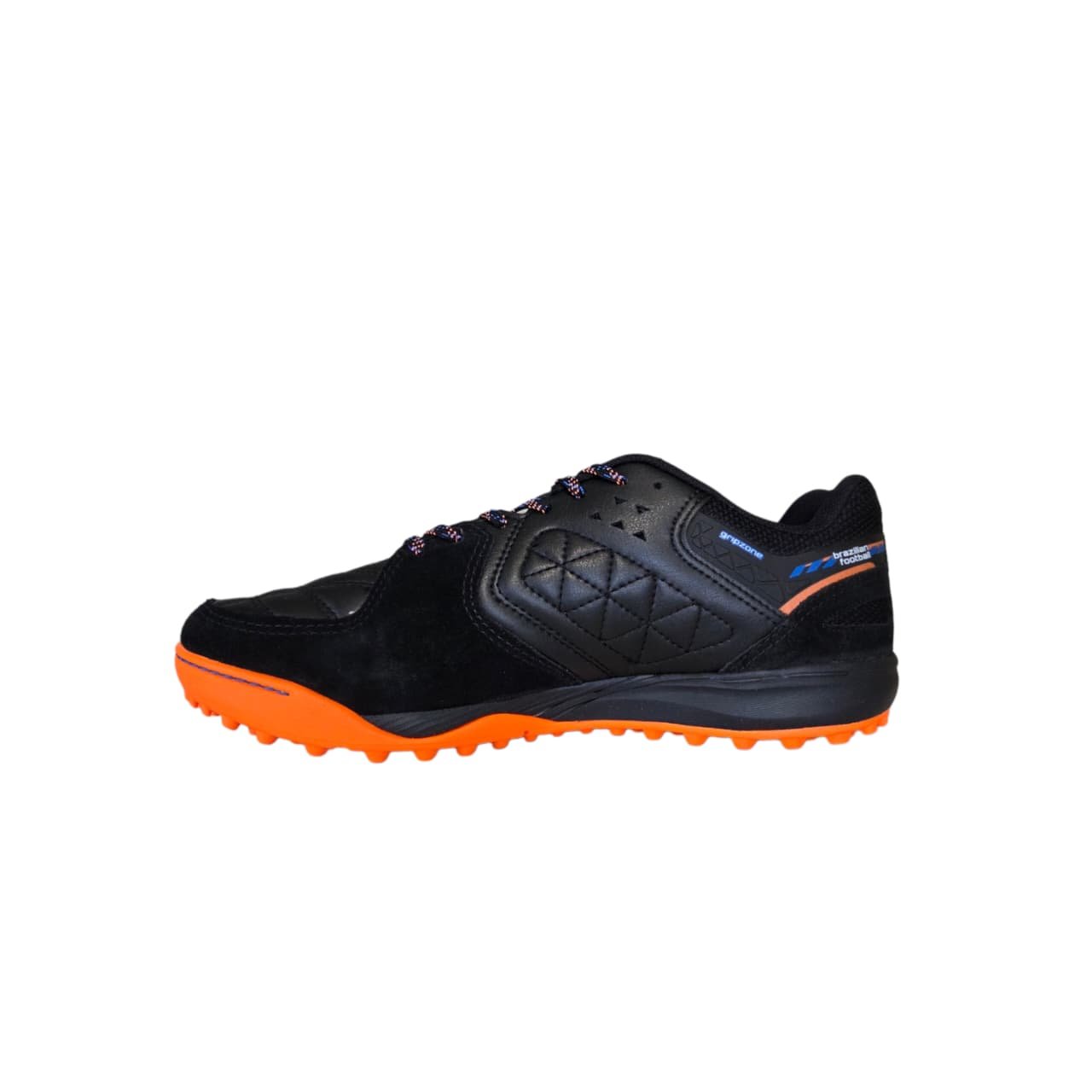 Topper Chuteira Society Adulto Dominator Club VI Ref. TP0850 Preto/Laranja 3