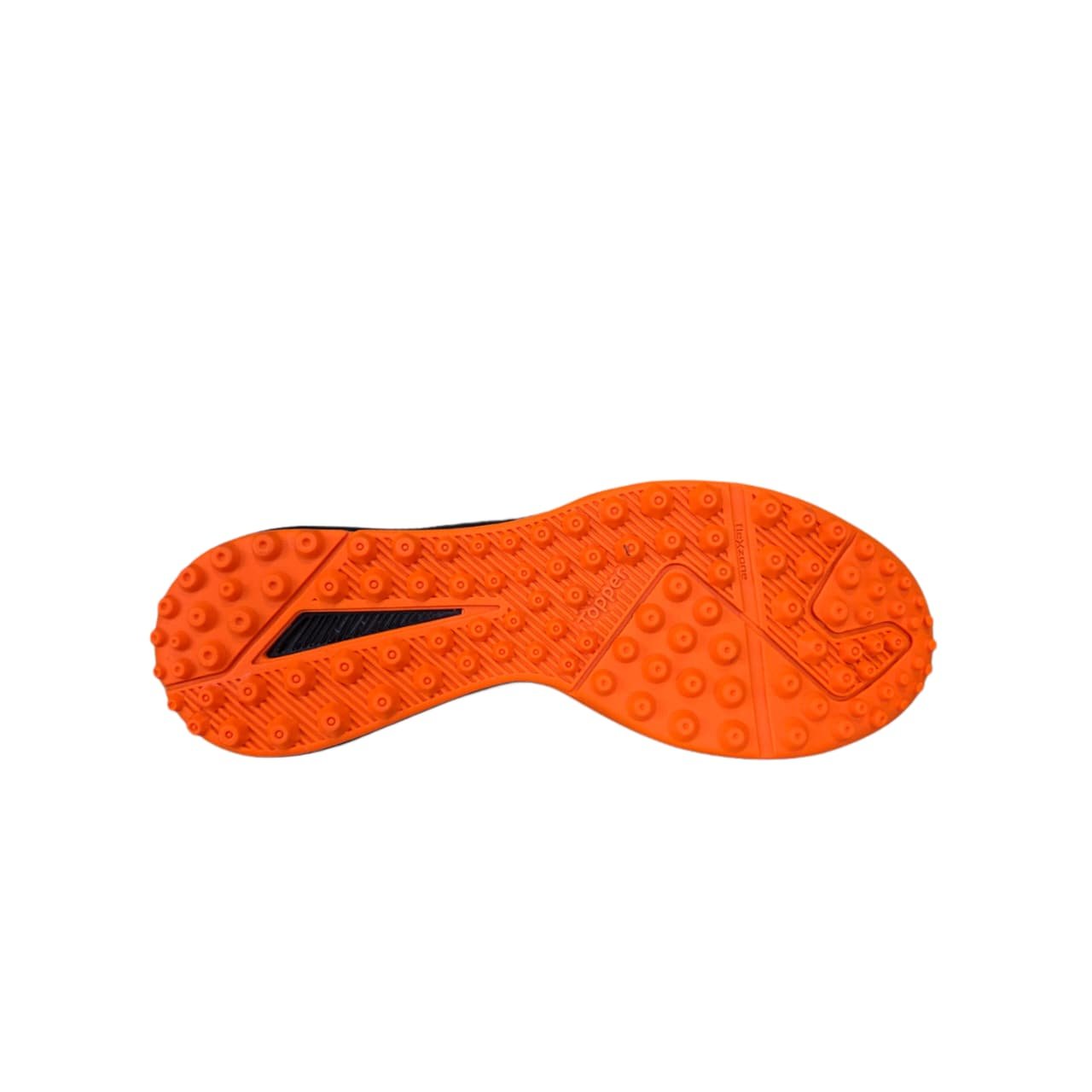 Topper Chuteira Society Adulto Dominator Club VI Ref. TP0850 Preto/Laranja 4