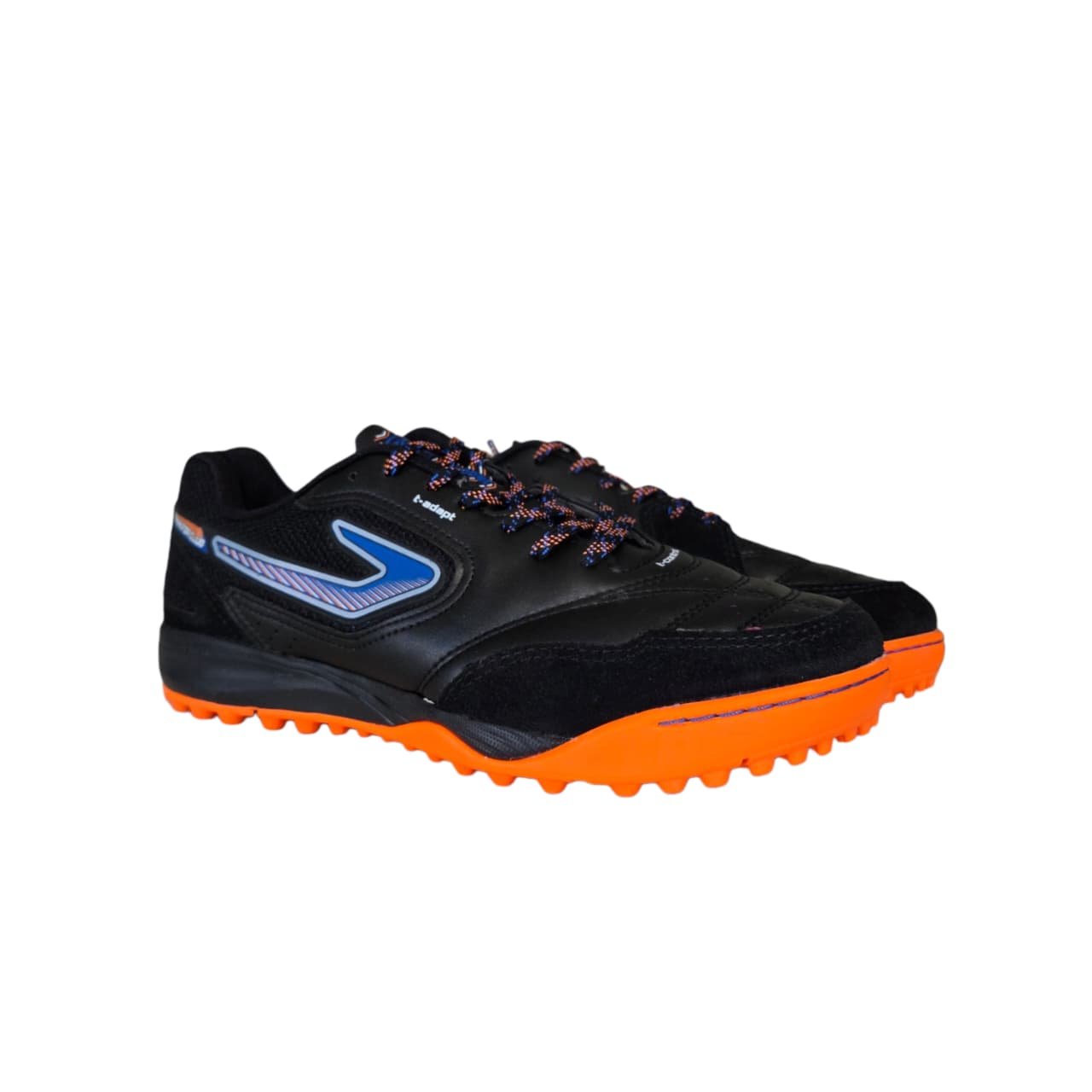 Topper Chuteira Society Adulto Dominator Club VI Ref. TP0850 Preto/Laranja 5