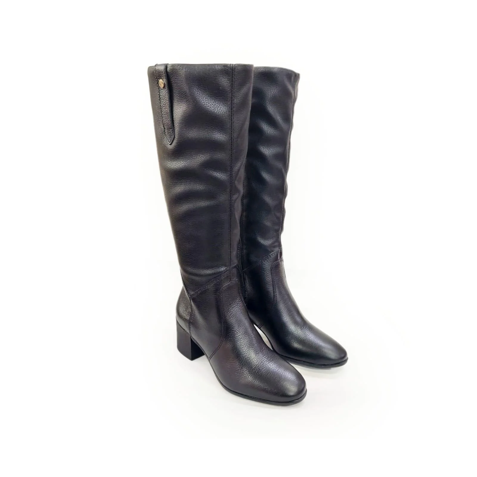 Bottero Bota Cano Longo Feminina Salto 6 cm Ref. 347806 Preto 2