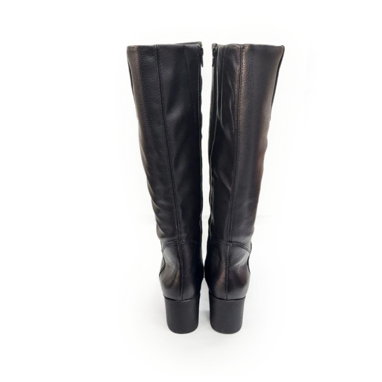 Bottero Bota Cano Longo Feminina Salto 6 cm Ref. 347806 Preto 6