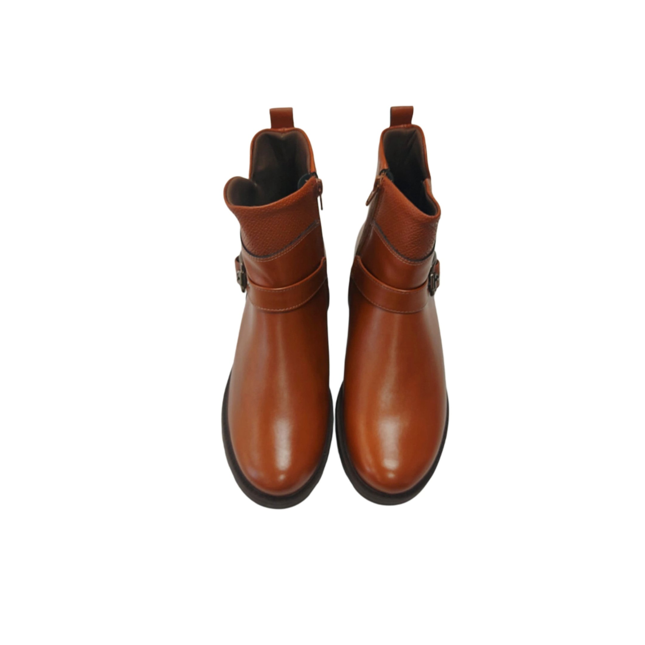 Piccadilly Maxi Coturno Feminino Sem Cadarco Ref. 735031 Conhaque 6