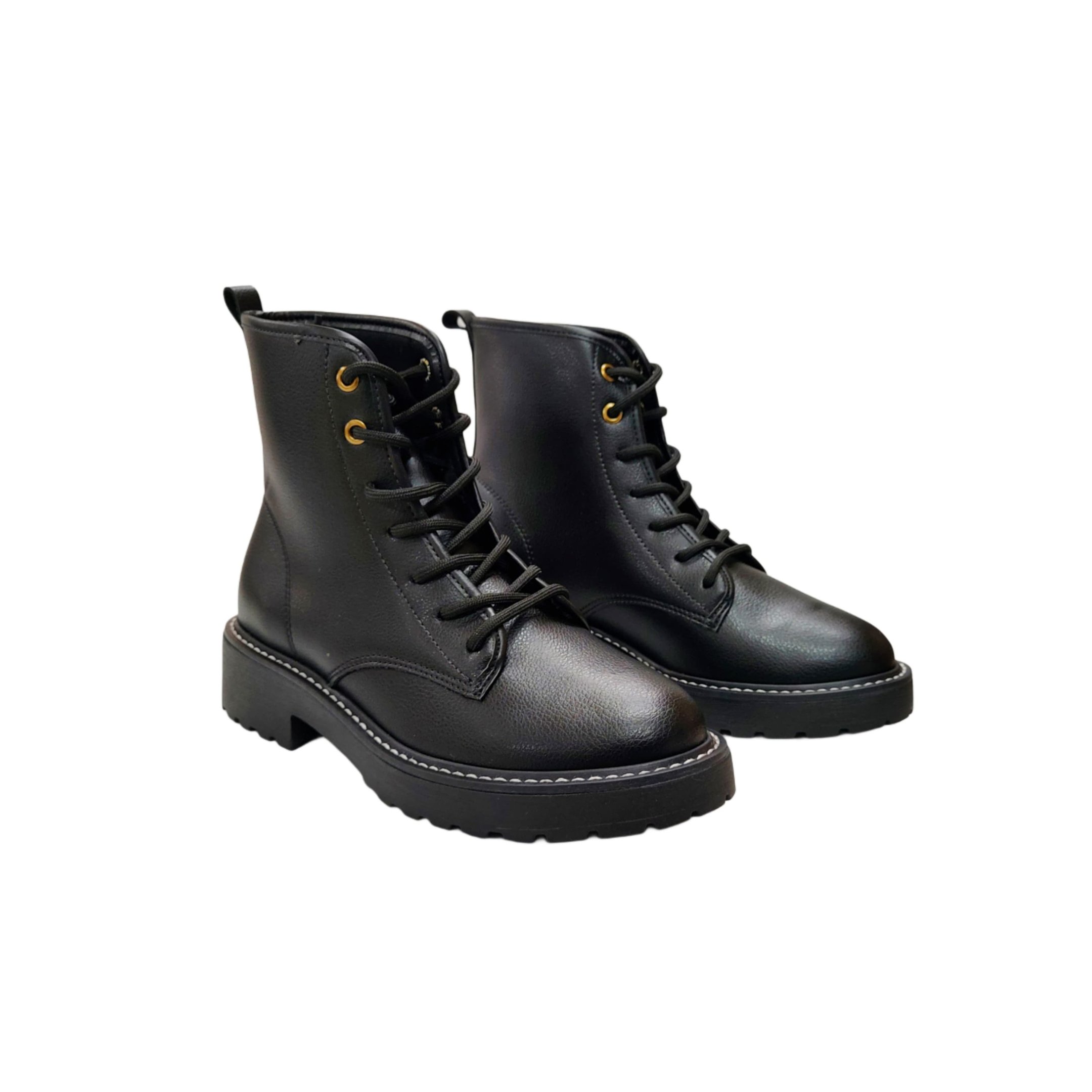 Vizzano Coturno Feminino Com Cadarco Ref. 3103.100 Preto 4