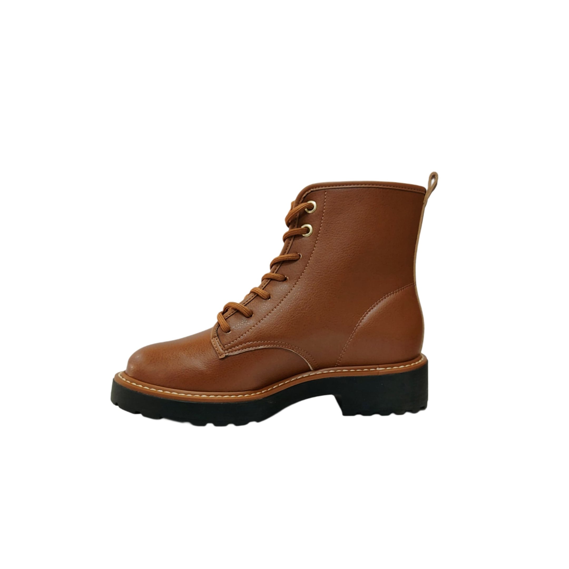 Vizzano Coturno Feminino Com Cadarco Ref. 3103.100 Caramelo 3