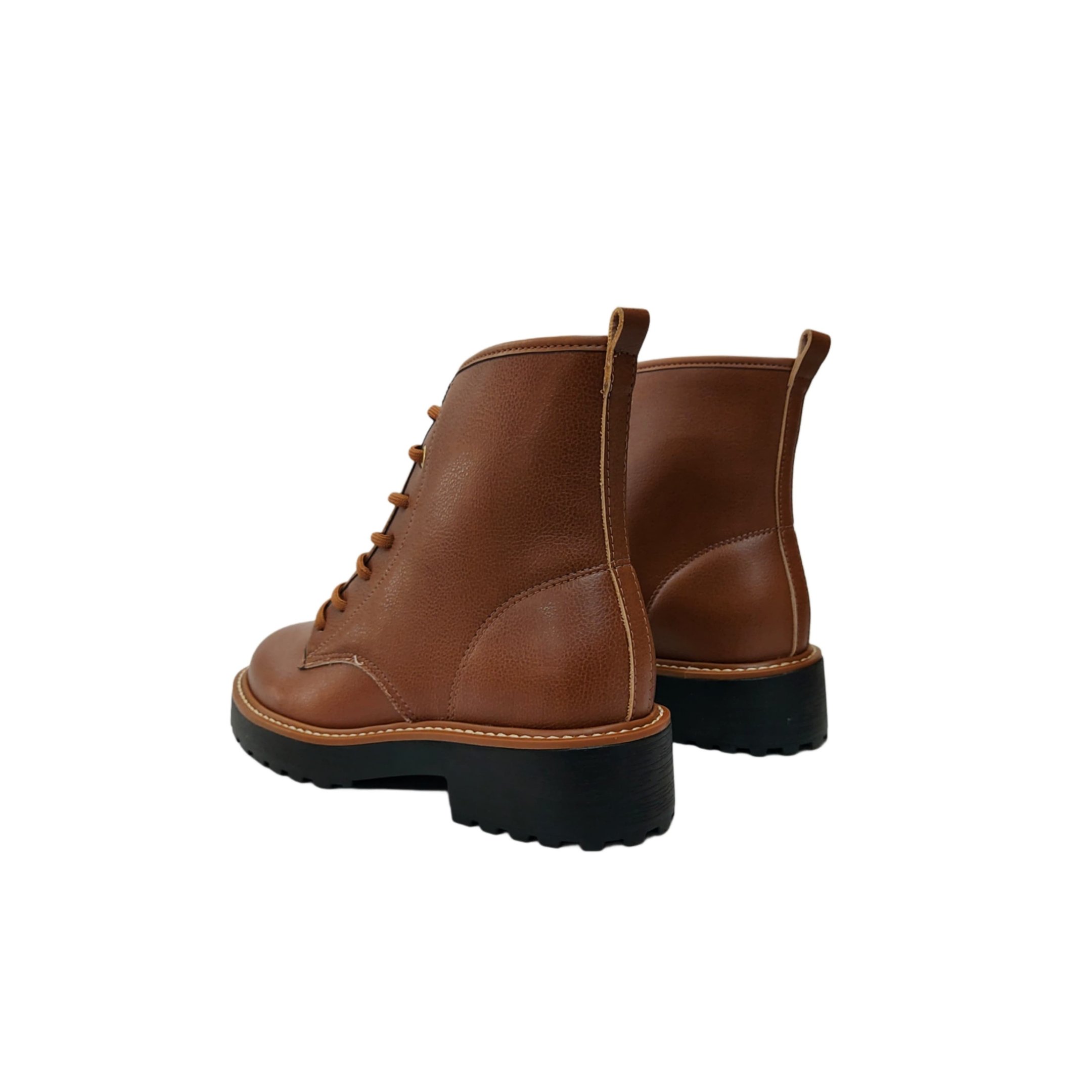Vizzano Coturno Feminino Com Cadarco Ref. 3103.100 Caramelo 4