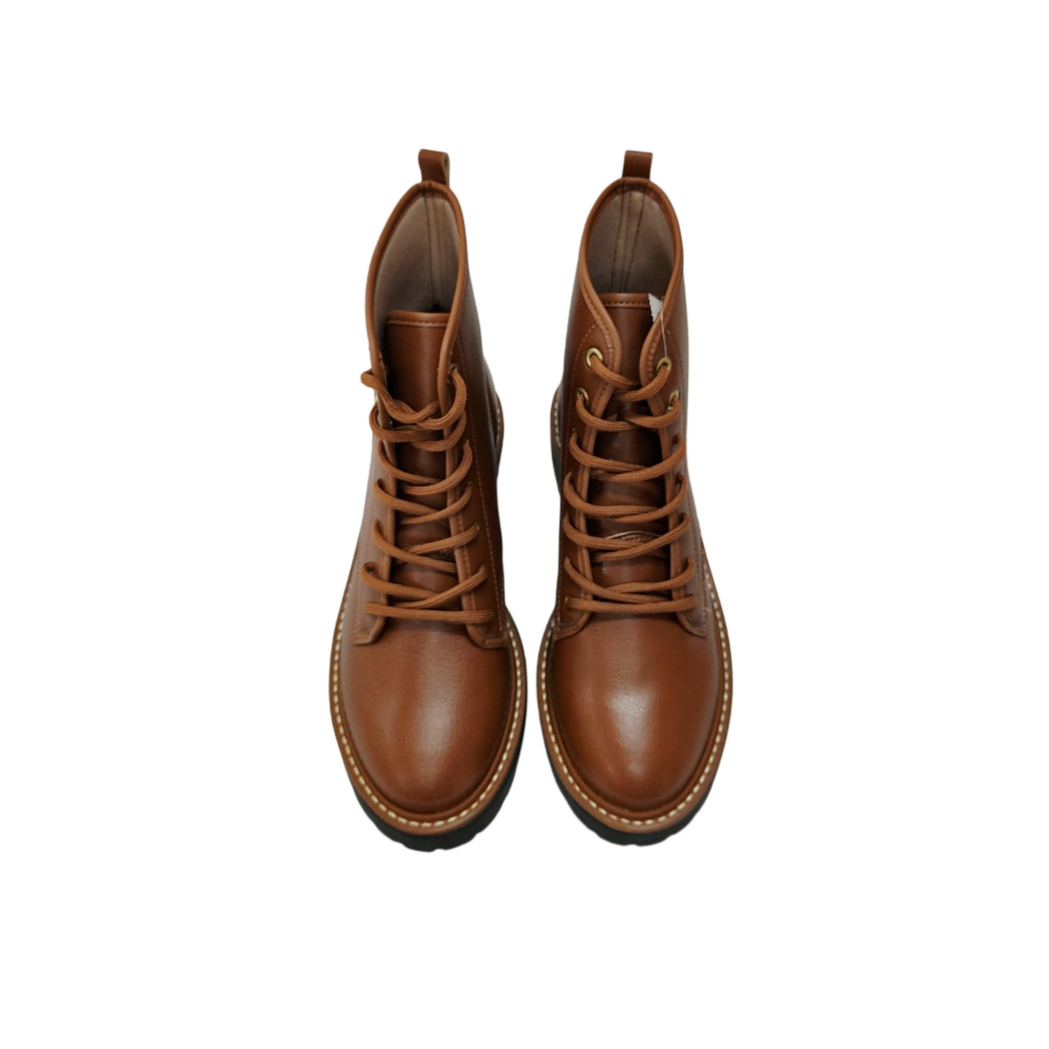 Vizzano Coturno Feminino Com Cadarco Ref. 3103.100 Caramelo 6