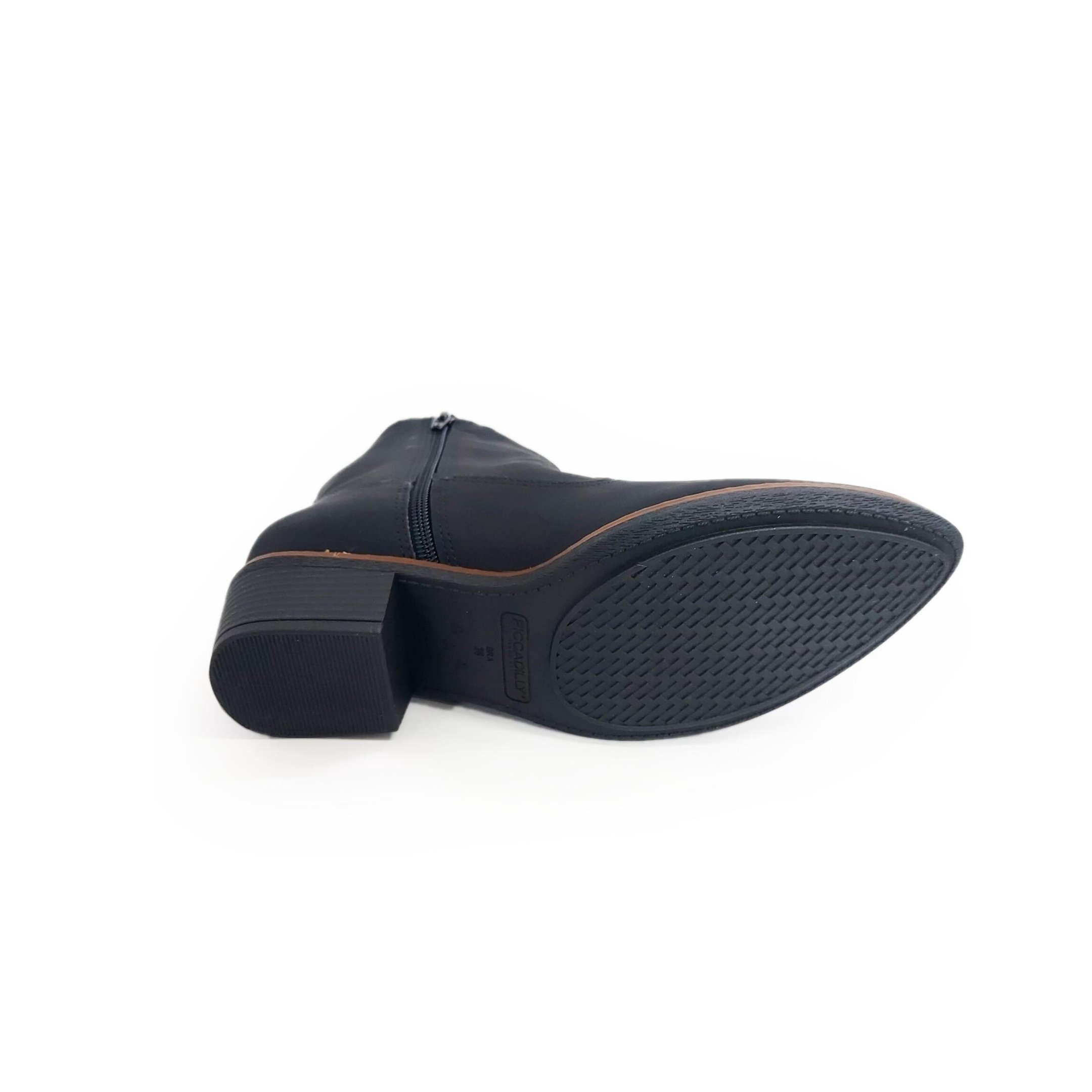 Piccadilly Bota Cowntry Cano Curto Salto 4 cm Ref. 661007 Preto 4