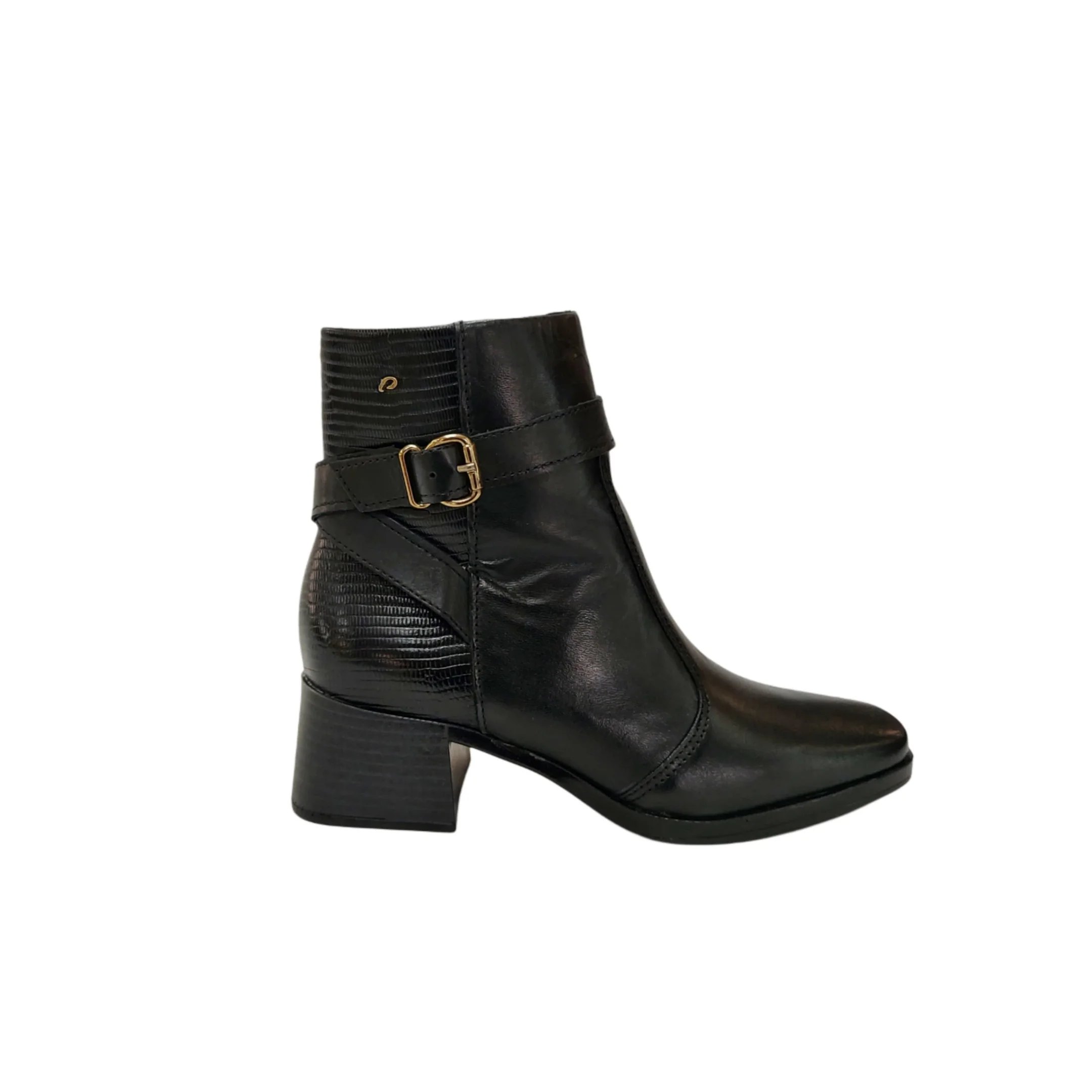Pegada Bota Cano Curto Com Detalhe Salto 5 Cm Ref. 282353