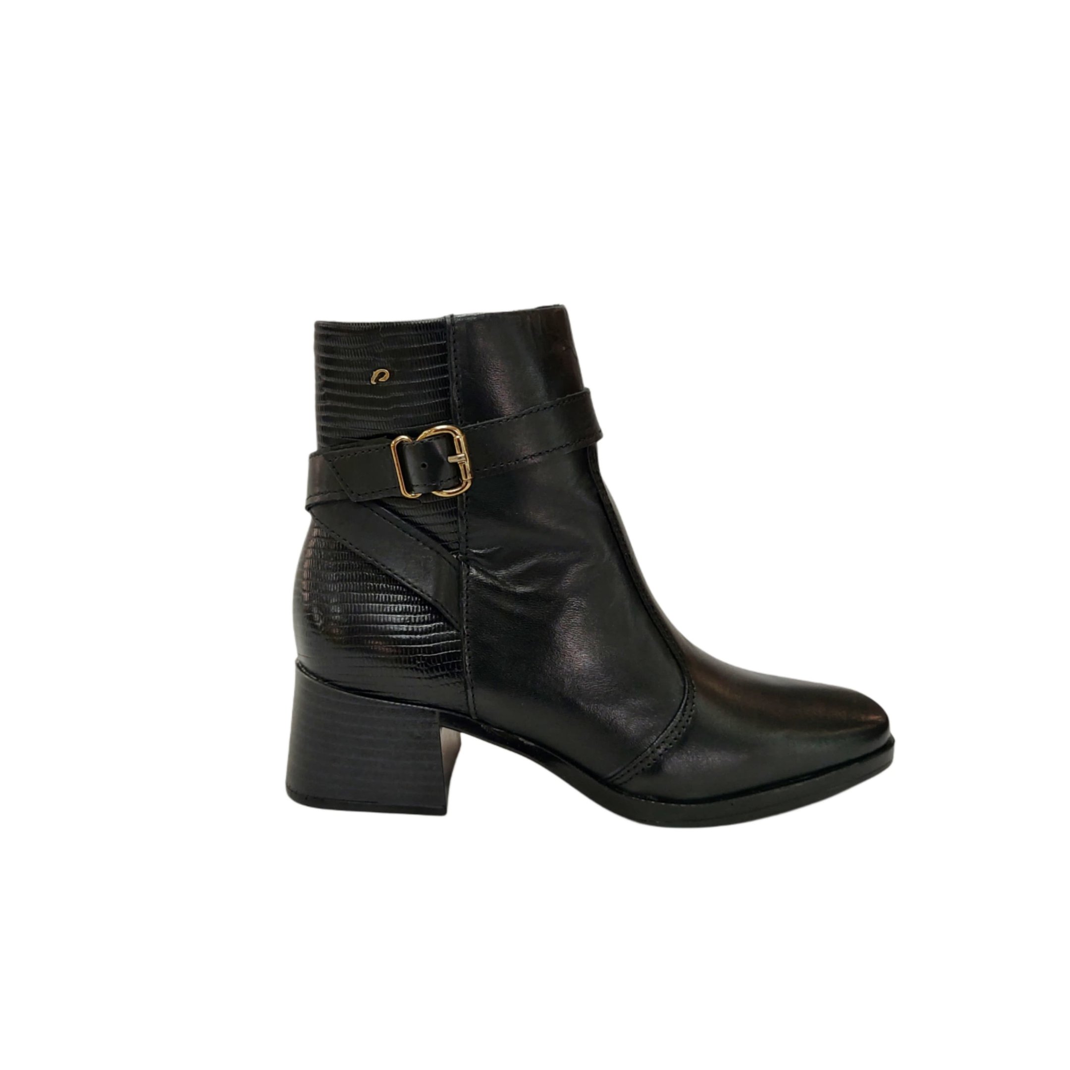 Pegada Bota Cano Curto Com Detalhe Salto 5 Cm Ref. 282353